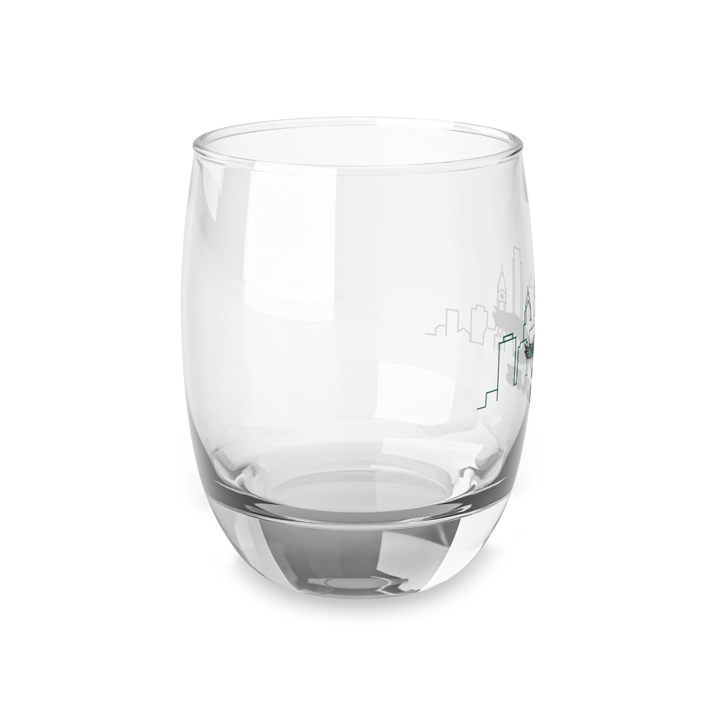 Eagle Whiskey Glass | Philadelphia Skyline Inspired Rocks Glass