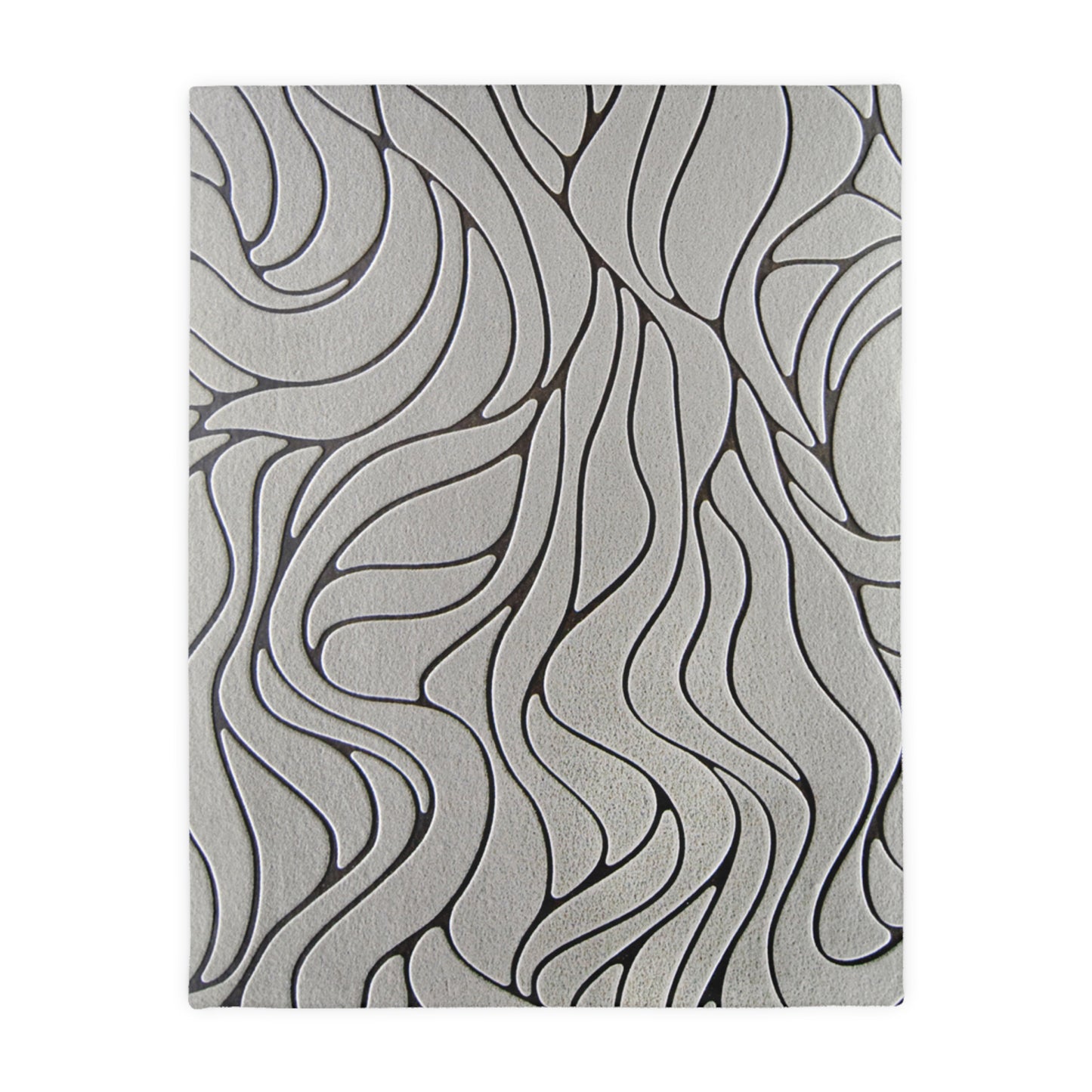 Textured surface with wavy pattern on a white background