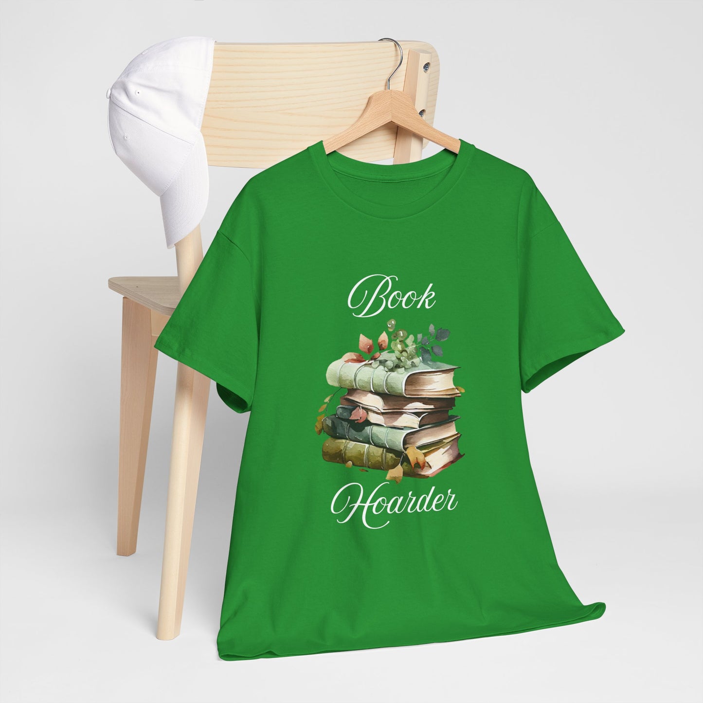 Book Hoarder Unisex Heavy Cotton Tee Perfect for Book Lovers Readers and Library Enthusiasts Great Gift for Holidays and Birthdays