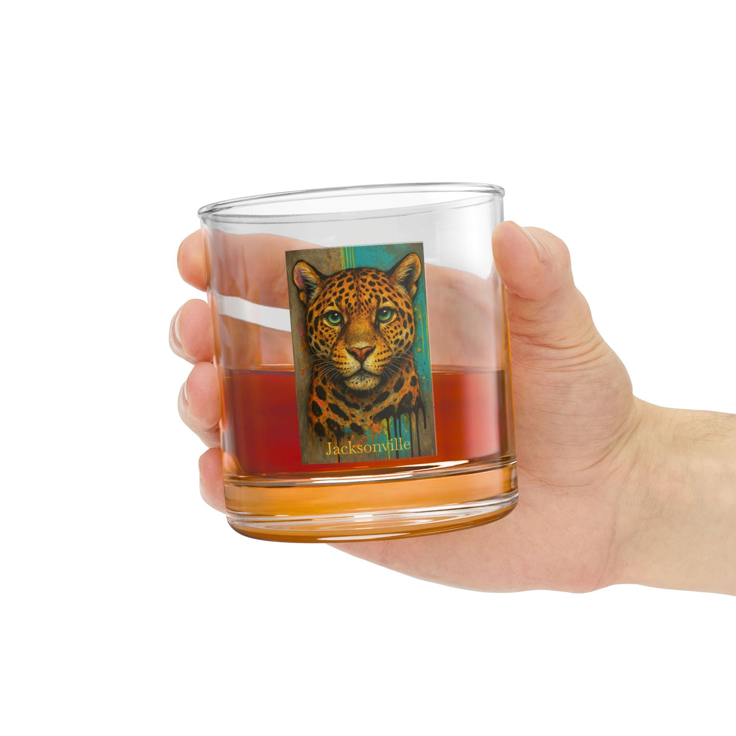 Jacksonville Rocks Glass | Sports Fan Gift | Tailgate Drinkware | Man Cave Barware