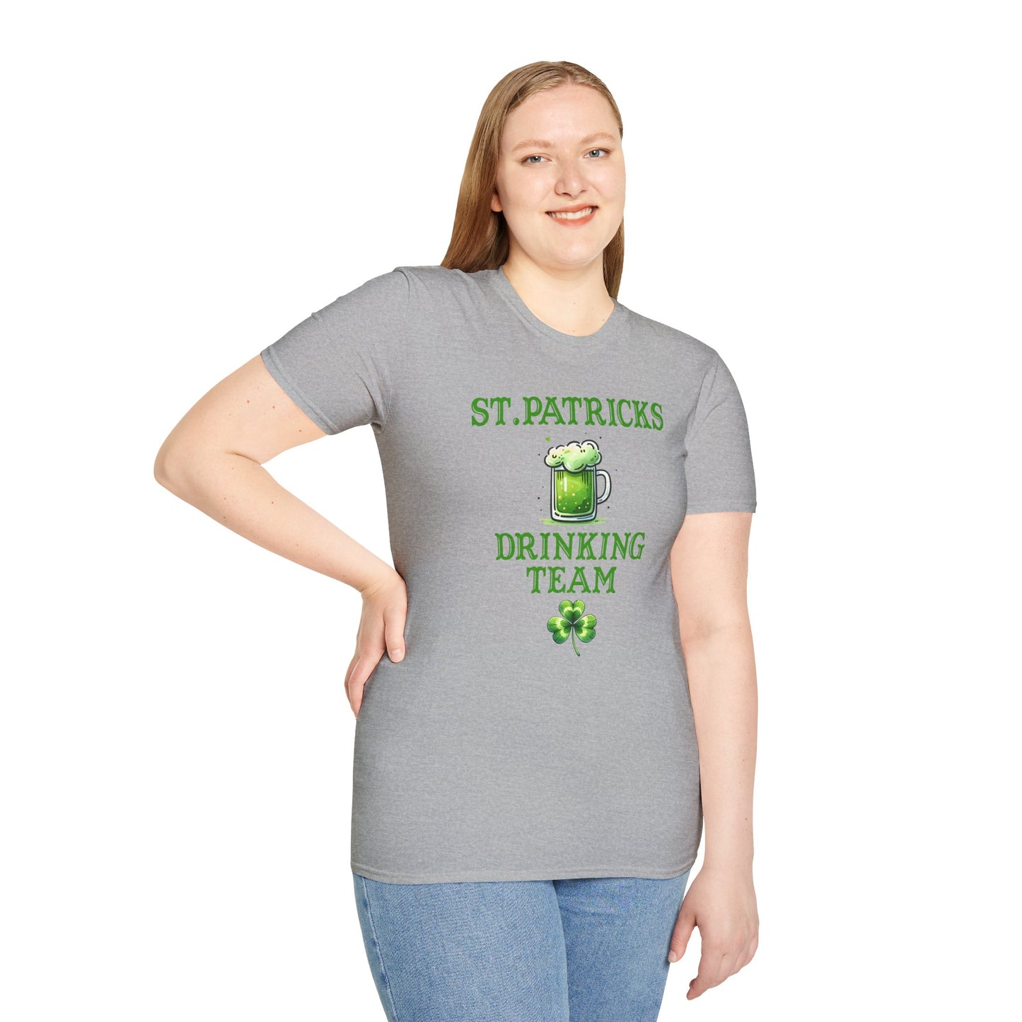 St. Patrick’s Drinking Team T-Shirt – Funny Irish Beer Shirt – St Patrick’s Day Party Tee – Shamrock Beer Graphic Shirt