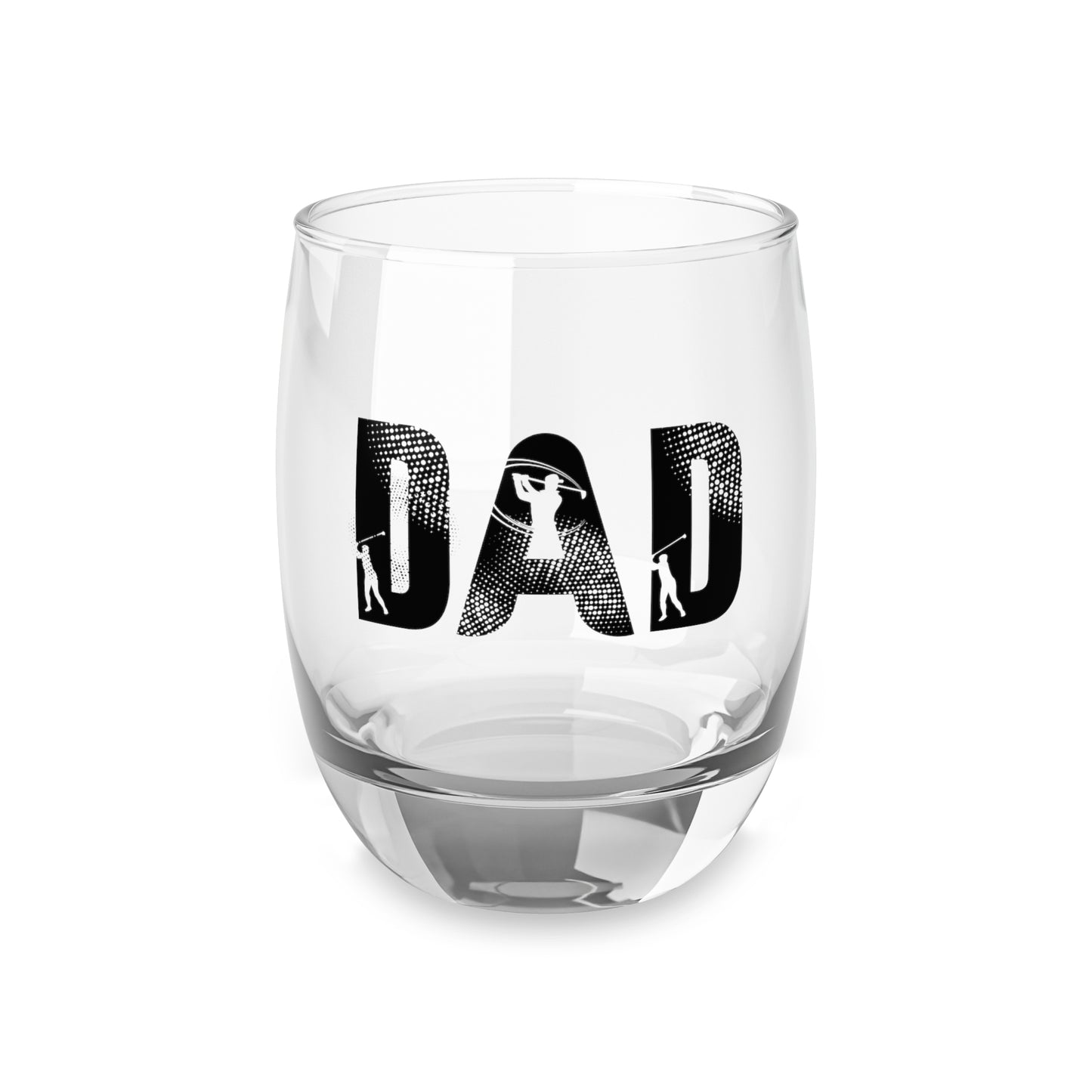 Golf Dad Whiskey Glass – Father’s Day Rocks Glass Gift for Golf Loving Dads