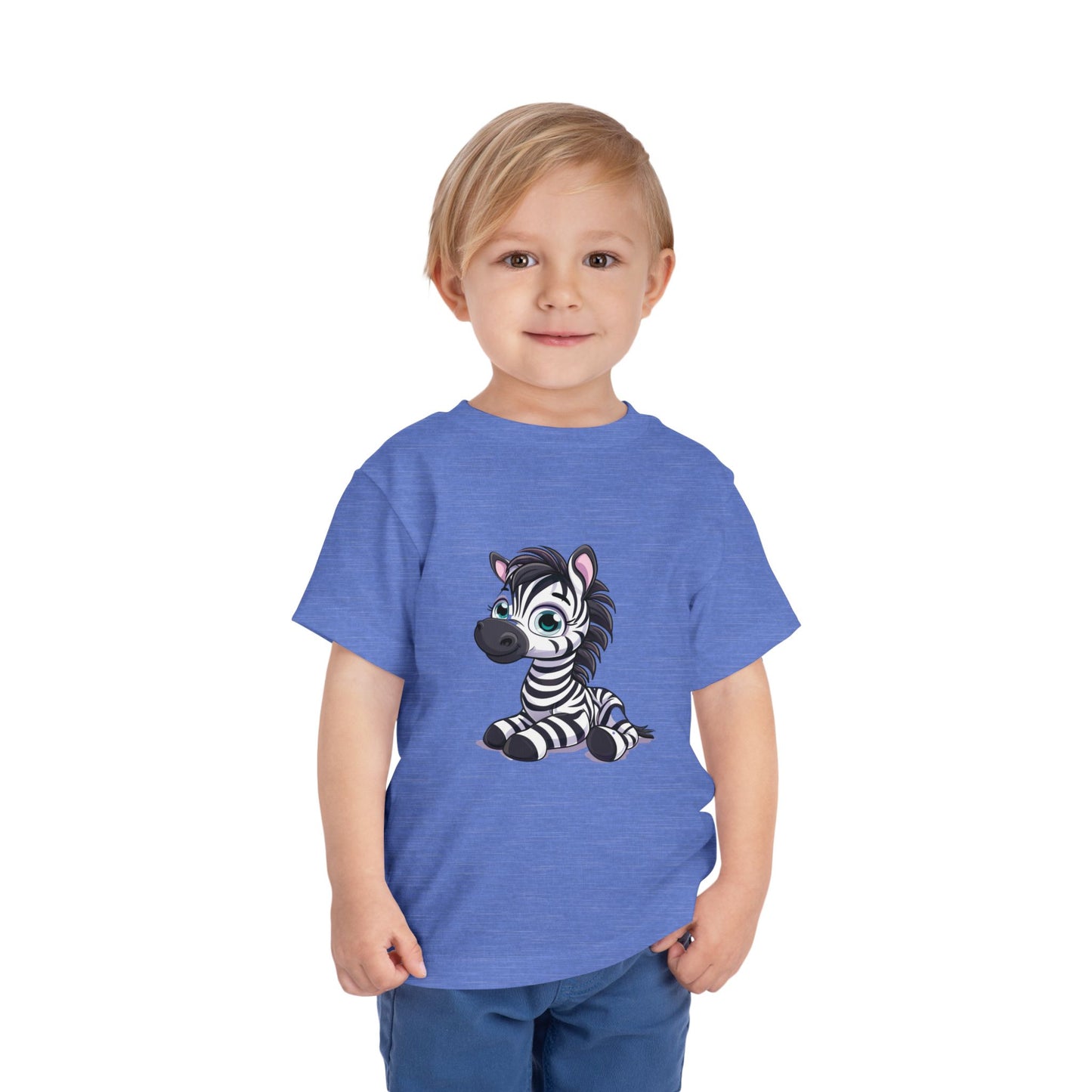Zebra Toddler & Kids T-Shirt – Cute Safari Animal Graphic Tee for Kids, Jungle Zoo Shirt