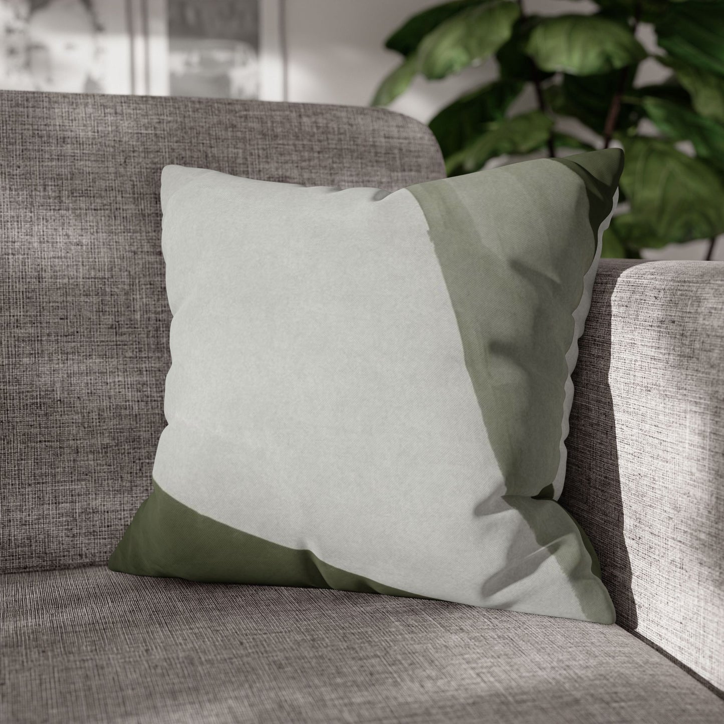 Modern Gray Gradient Square Cushion Cover, Throw Pillow Cover