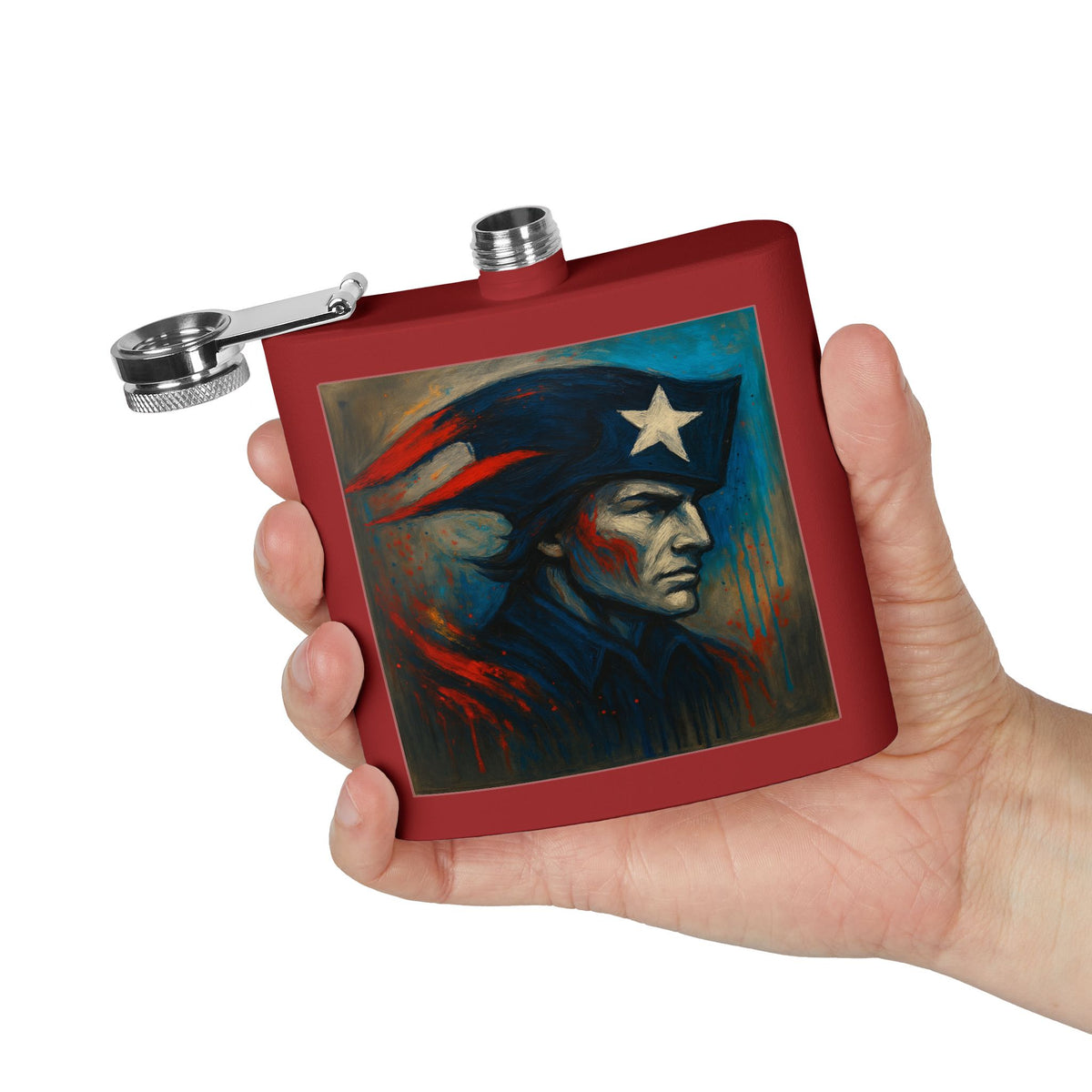 New England Football Patriot-Inspired Flask – Football Fan Gift