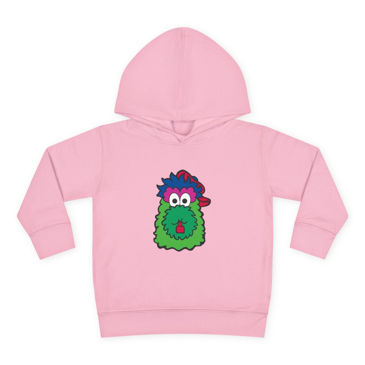 Mascot Cartoon Toddler Hoodie Sweatshirt | Kids Baseball Fan Gift