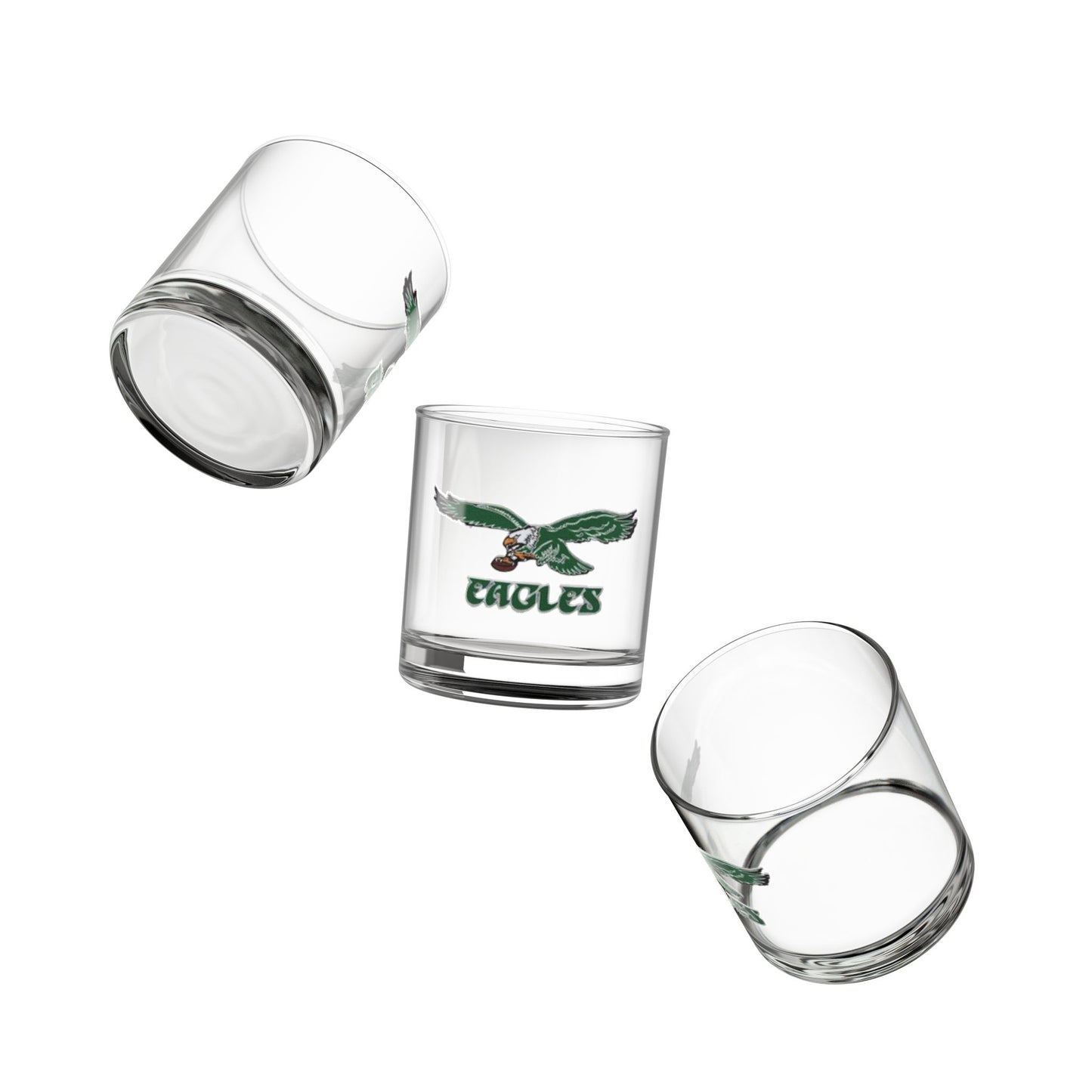 Eagle 10oz Rocks Glass | Vintage Football Whiskey Tumbler