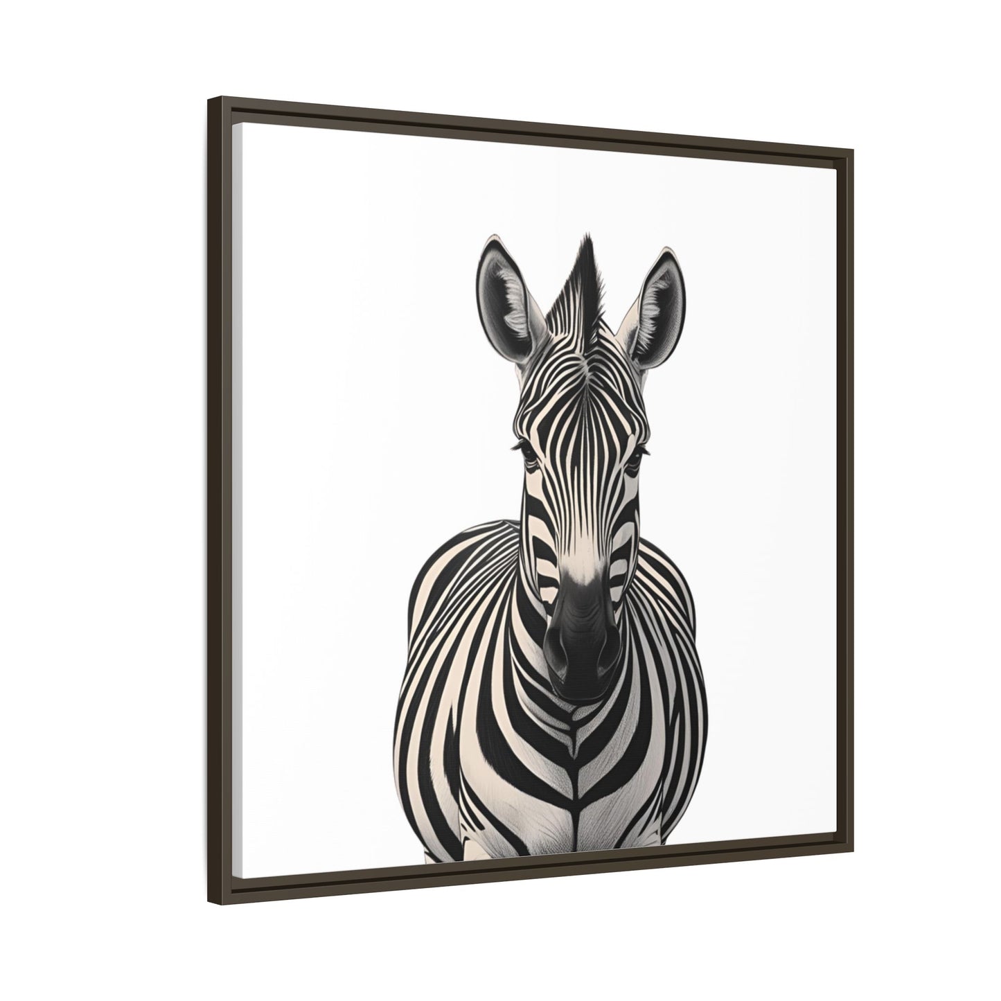 Striking Zebra Wall Art Black & White Wildlife Photography Print, Safari Animal Home Decor, Zebra Lover Nursery Room Gift