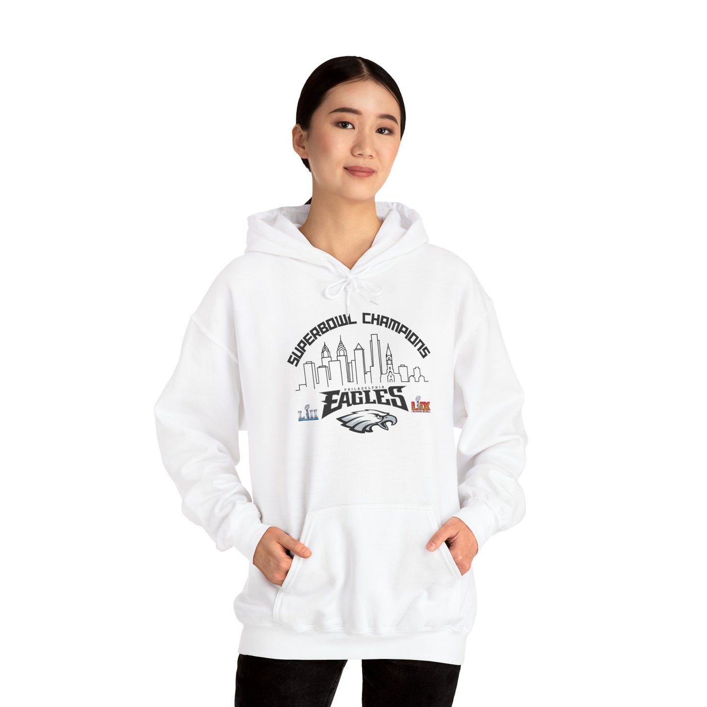 Philadelphia Football Super Bowl Champions Hoodie, Philly Skyline Football Sweatshirt, Philadelphia Fan Gear
