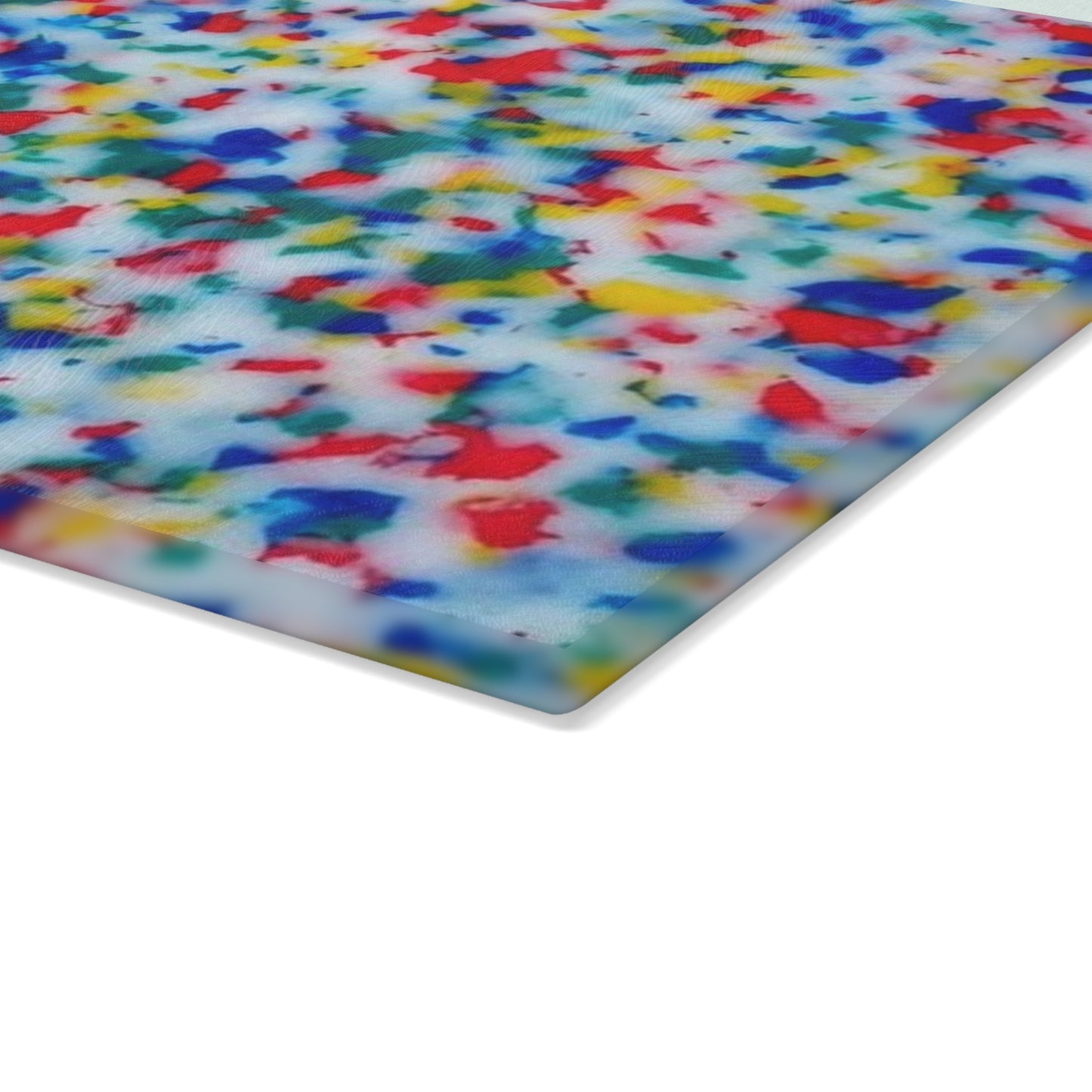 Colorful Terrazzo Glass Cutting Board | Modern Kitchen Decor