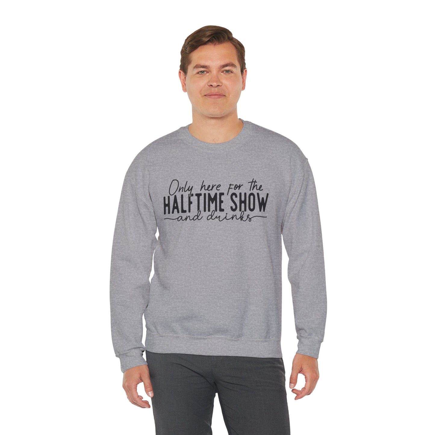 Funny Football Game Day Crewneck Sweatshirt | Sarcastic Football Apparel