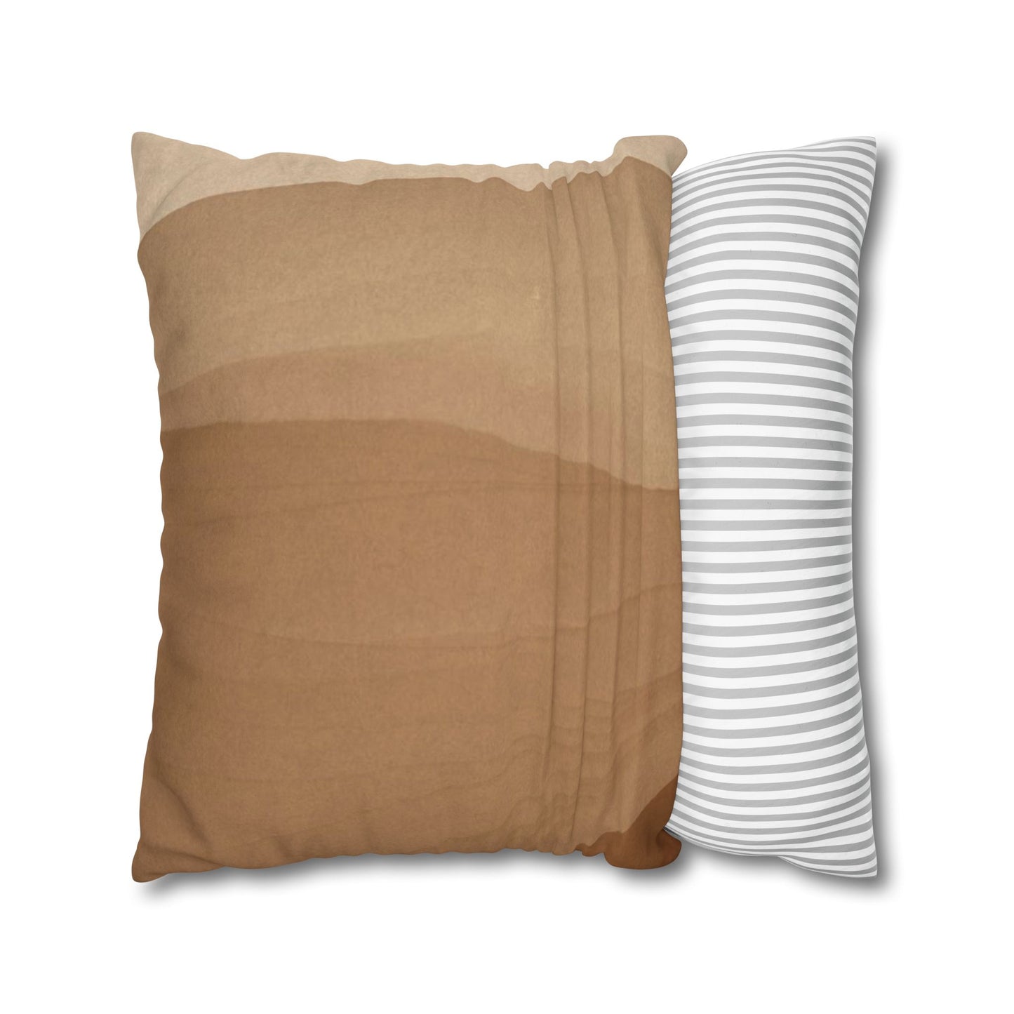 Faux Suede Square Pillowcase