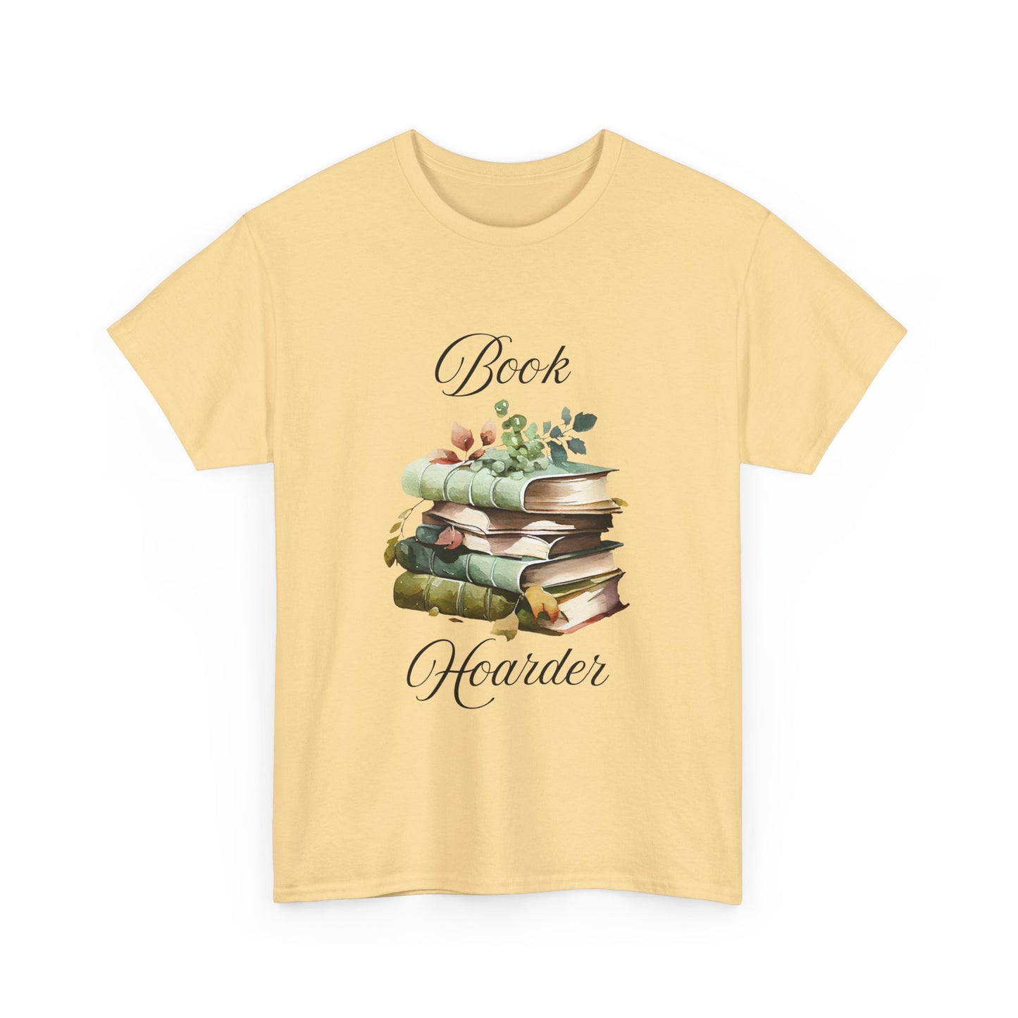 Book Hoarder Unisex Heavy Cotton Tee Perfect for Book Lovers Readers and Library Enthusiasts Great Gift for Holidays and Birthdays
