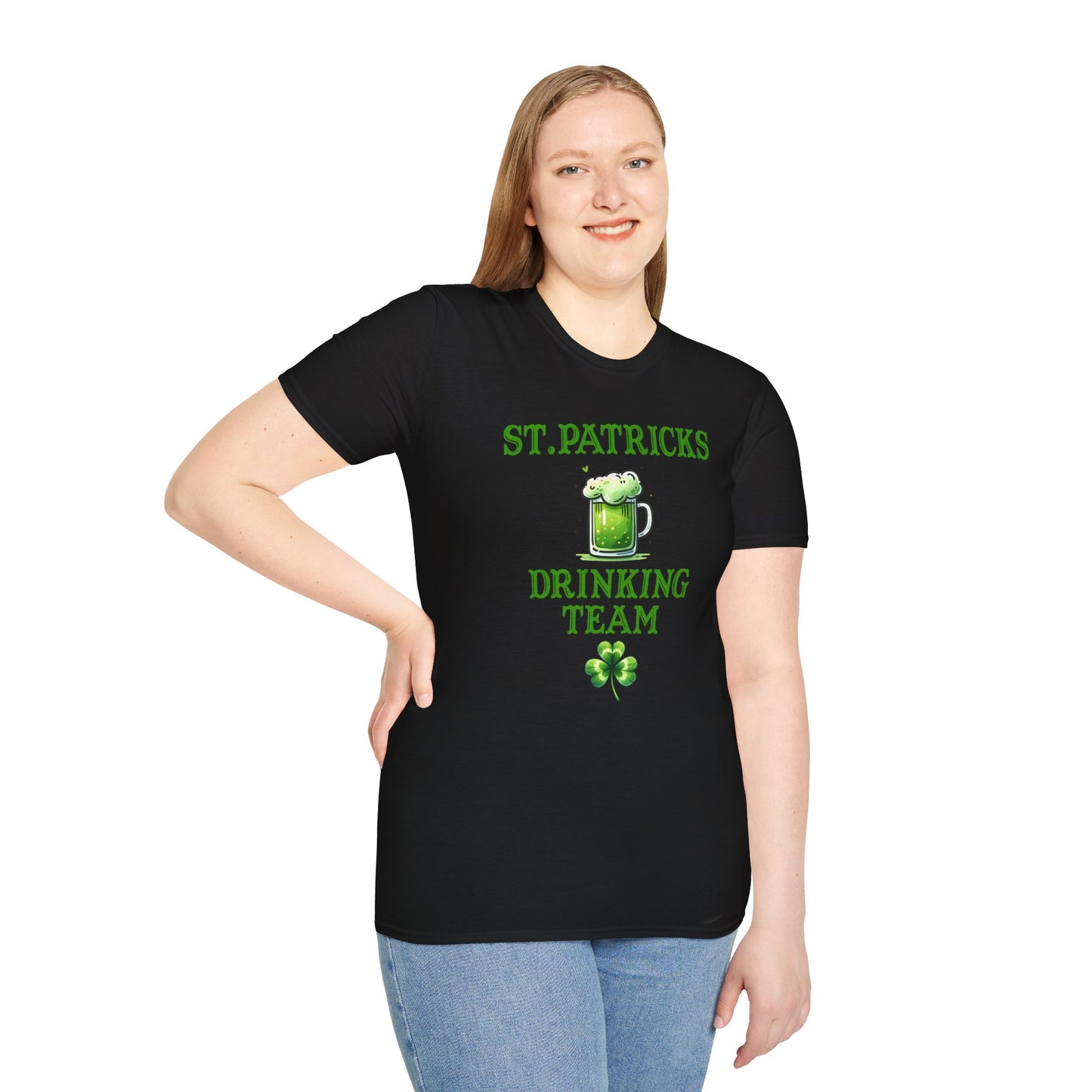 St. Patrick’s Drinking Team T-Shirt – Funny Irish Beer Shirt – St Patrick’s Day Party Tee – Shamrock Beer Graphic Shirt