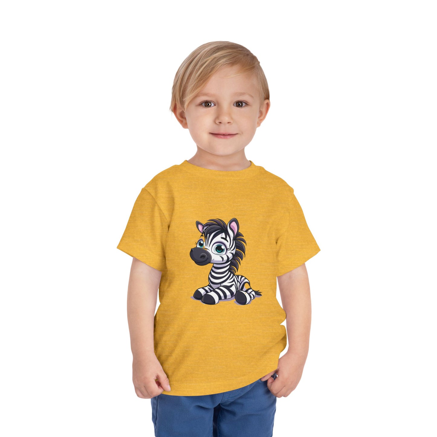 Zebra Toddler & Kids T-Shirt – Cute Safari Animal Graphic Tee for Kids, Jungle Zoo Shirt