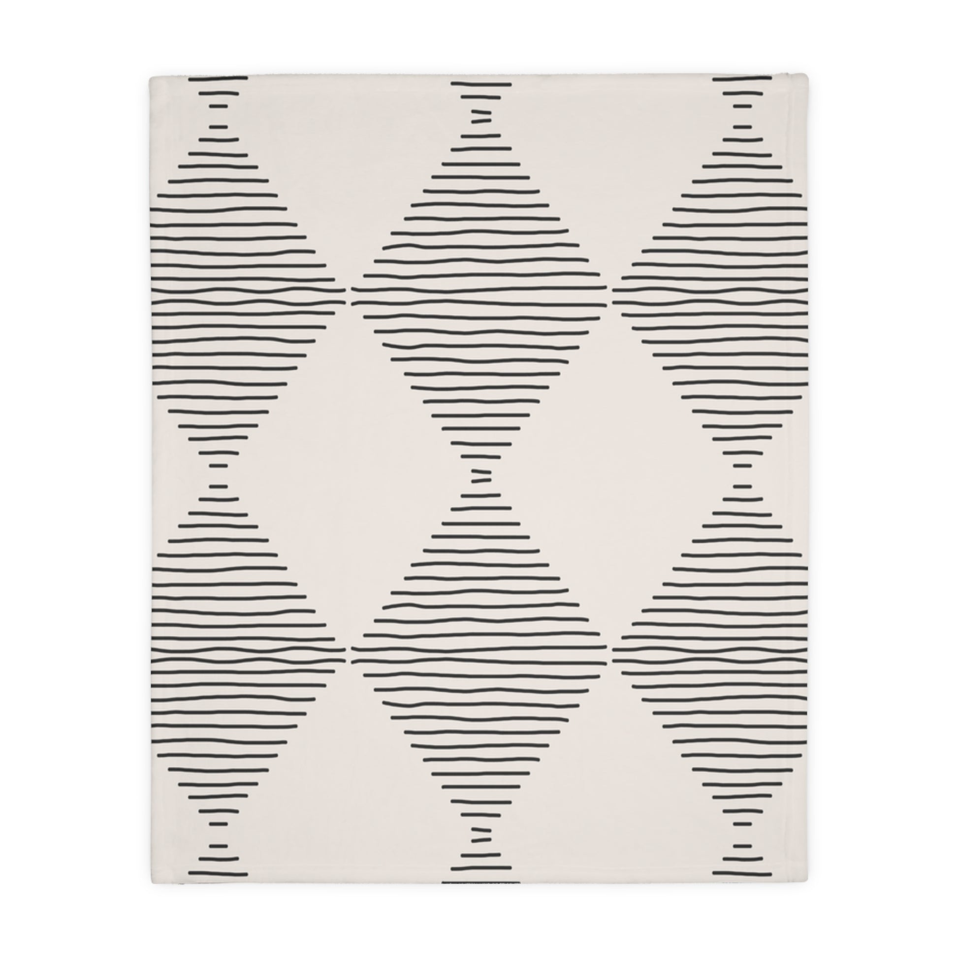 Rug with geometric pattern on a white background