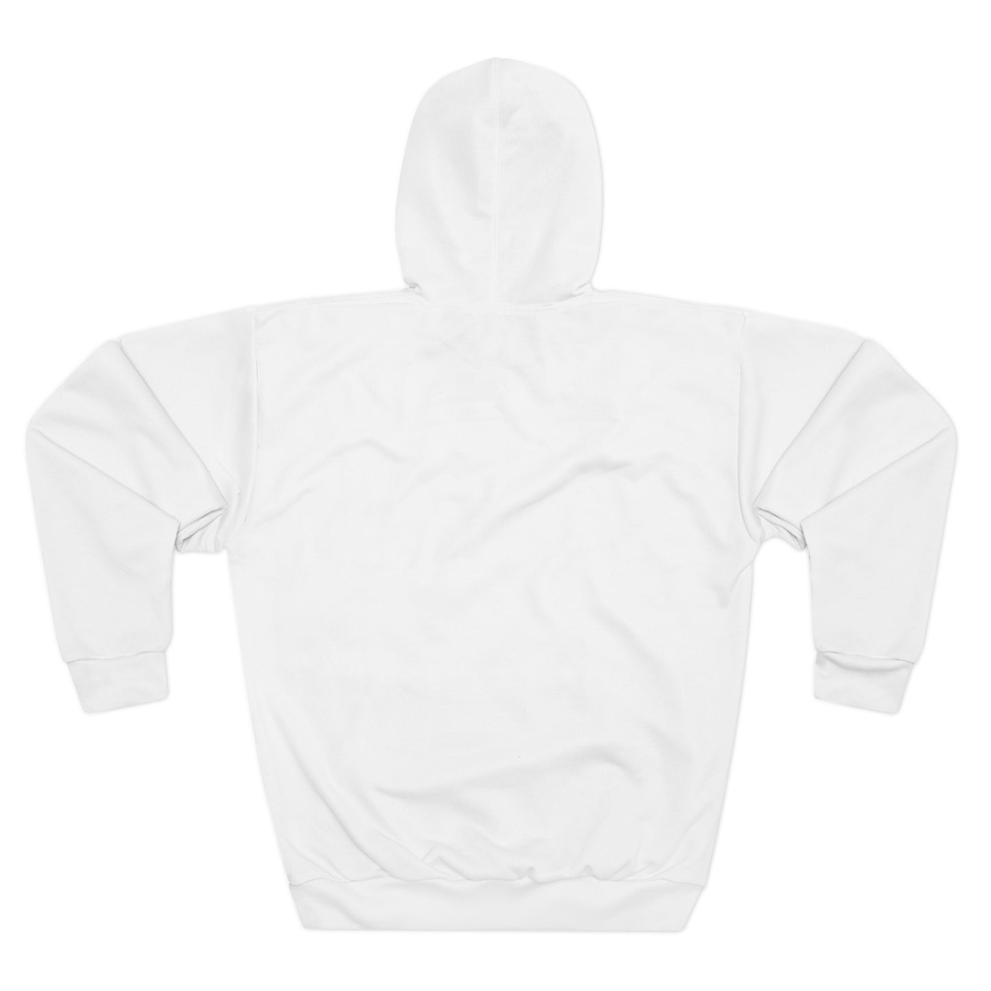 White hoodie on a white background