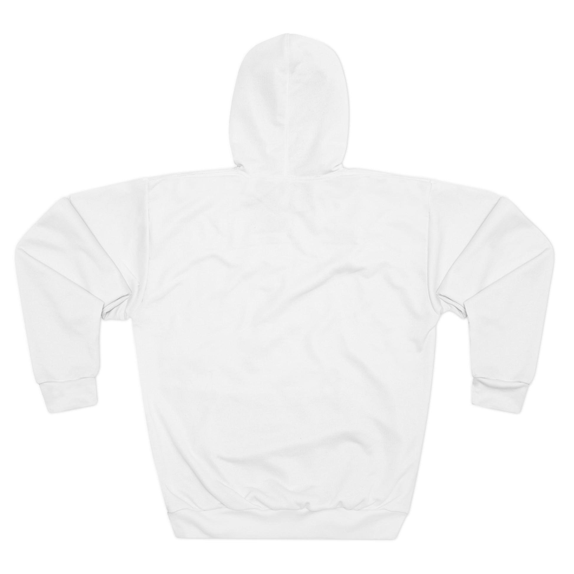 White hoodie on a white background