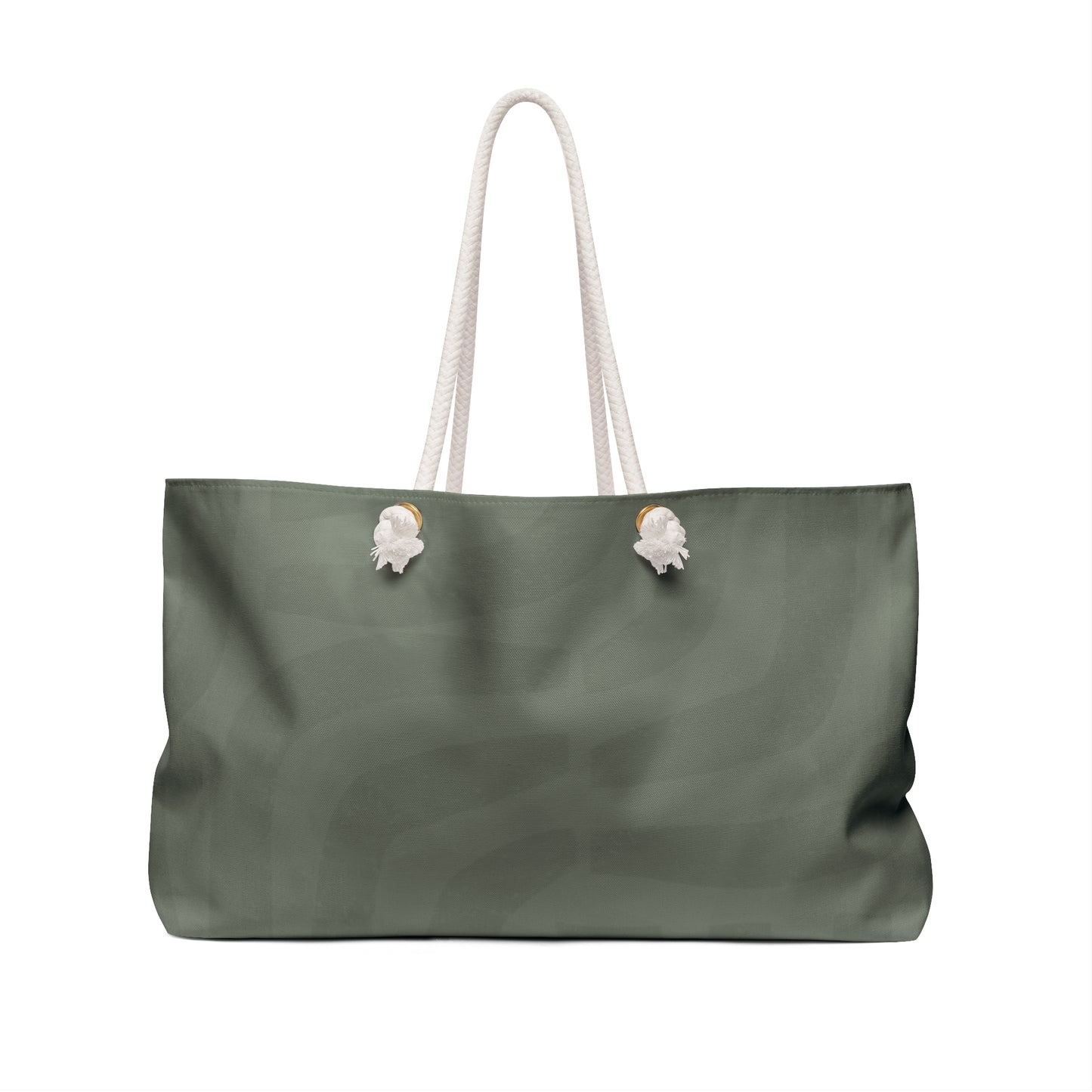 Weekender Bag Olive Green Rope Handle Tote – Minimalist Weekender Bag