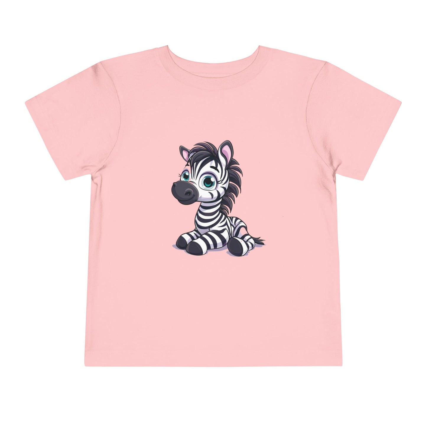 Zebra Toddler & Kids T-Shirt – Cute Safari Animal Graphic Tee for Kids, Jungle Zoo Shirt