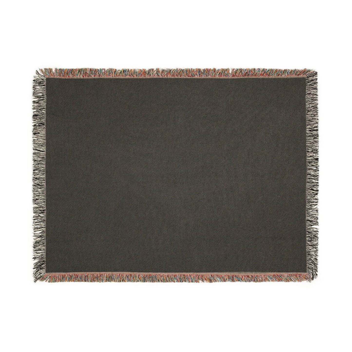 Modern Abstract Neutral Woven Throw Blanket | Minimalist Boho Decor