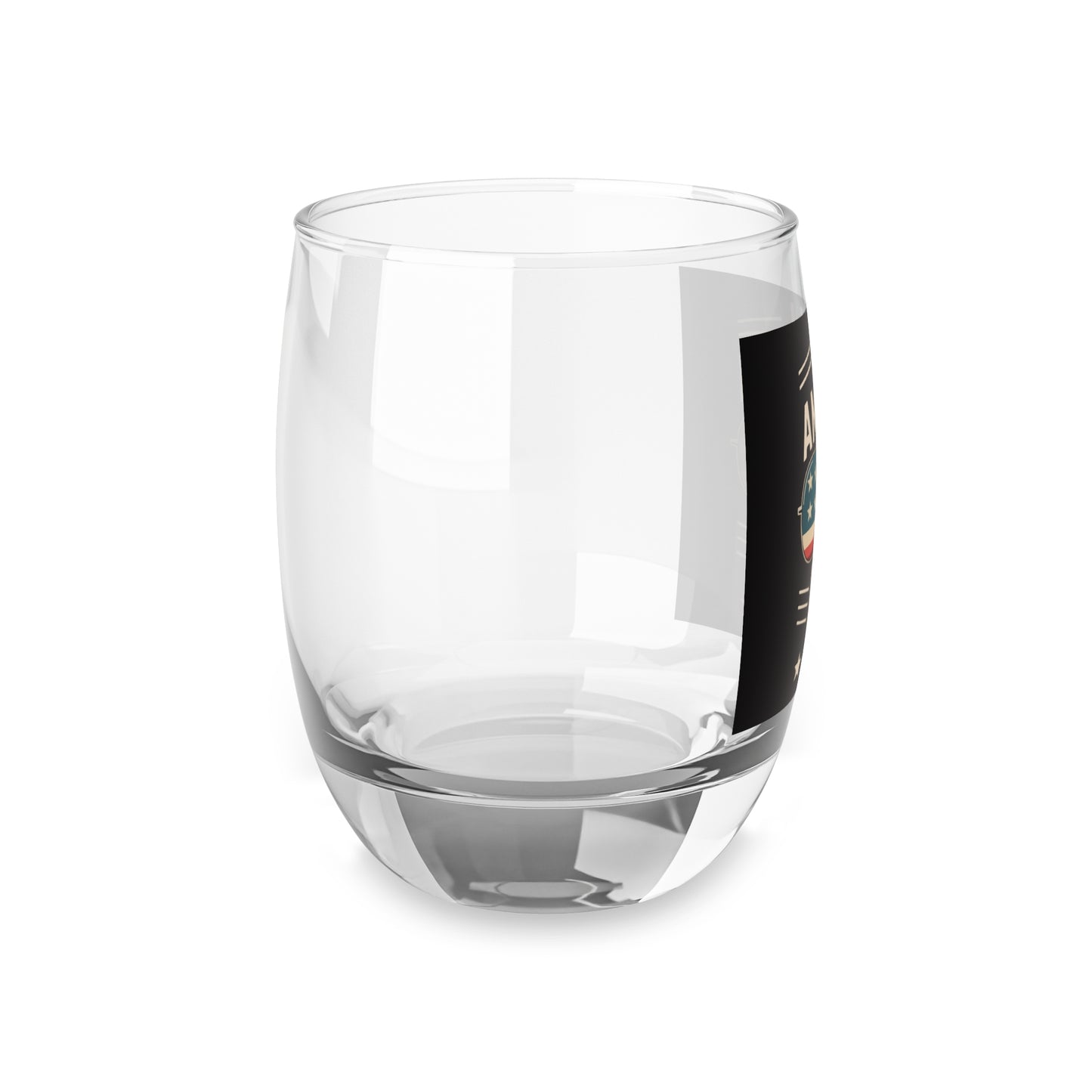All American Dad Whiskey Glass – Patriotic Rocks Glass Gift for Father’s Day
