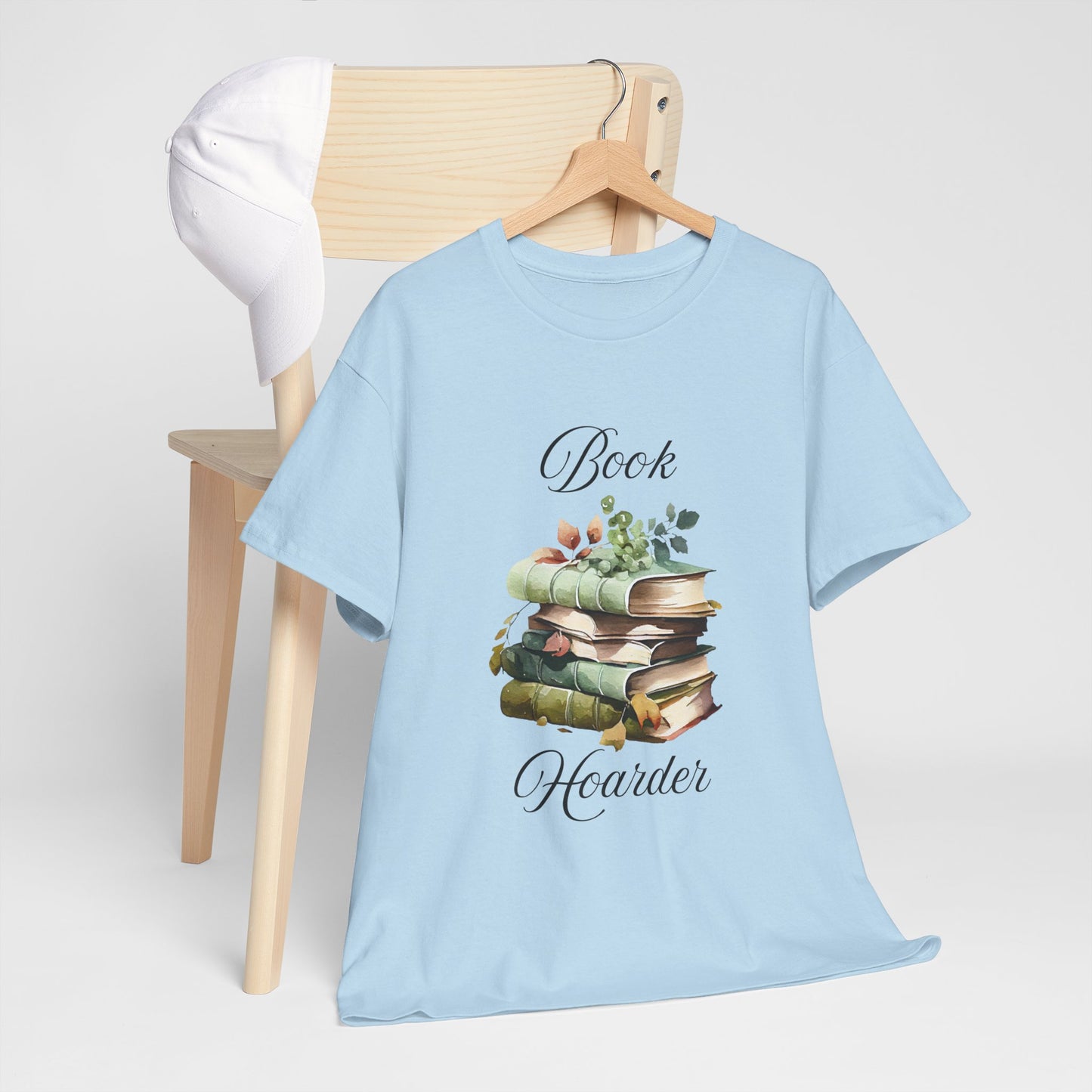 Book Hoarder Unisex Heavy Cotton Tee Perfect for Book Lovers Readers and Library Enthusiasts Great Gift for Holidays and Birthdays