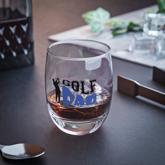 Golf Dad Whiskey Glass – Funny Gift for Golf-Loving Dads