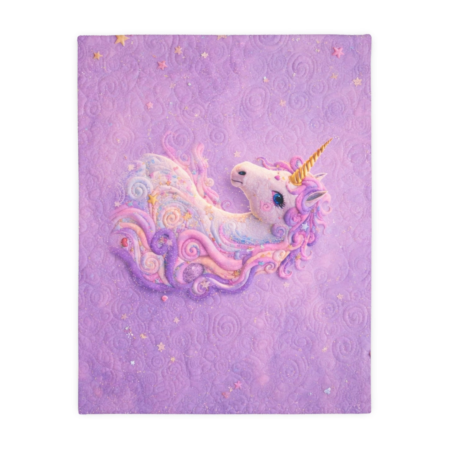 Magical Unicorn Blanket – Pastel Fantasy Plush Throw for Kids