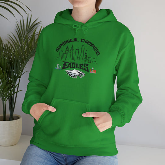 Philadelphia Football Super Bowl Champions Hoodie, Philly Skyline Football Sweatshirt, Philadelphia Fan Gear
