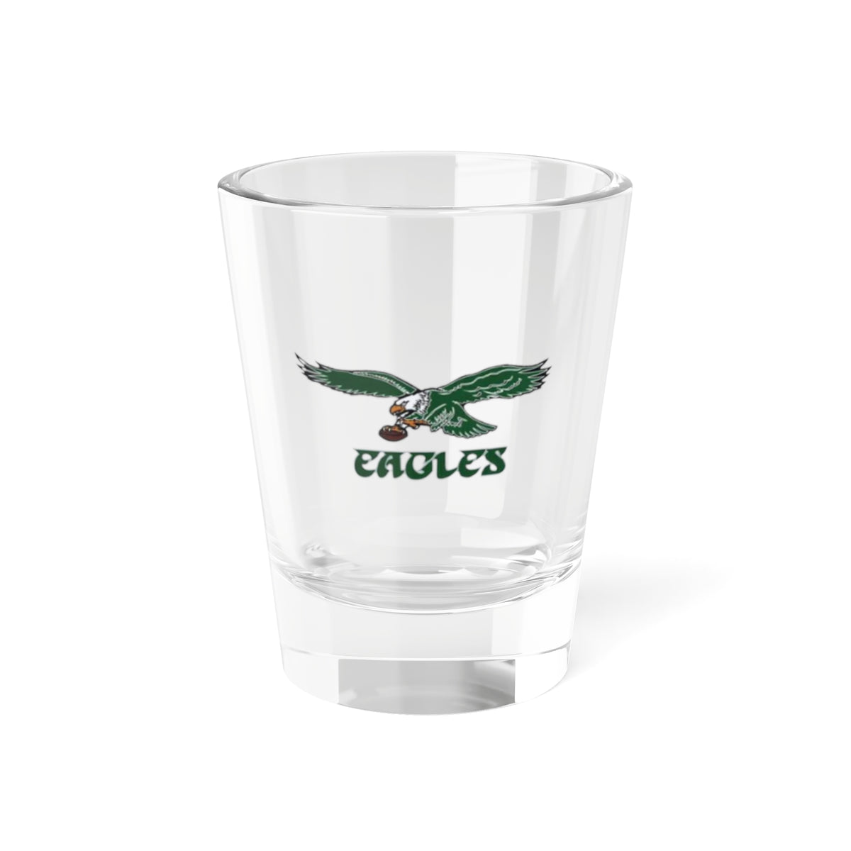 Shot Glass, Retro Eagles Designed, Vintage Style Eagle Shot Glass, Collectible Glassware, Barware, Fan Cave Gift