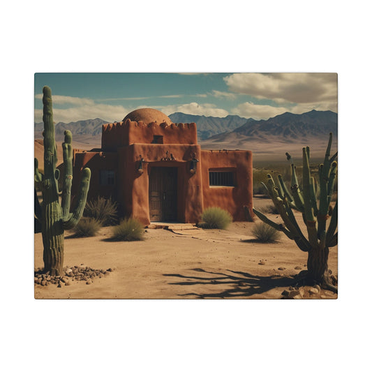 Southwestern Wall Art |  Rustic Desert Scene | Mantle Art Decor