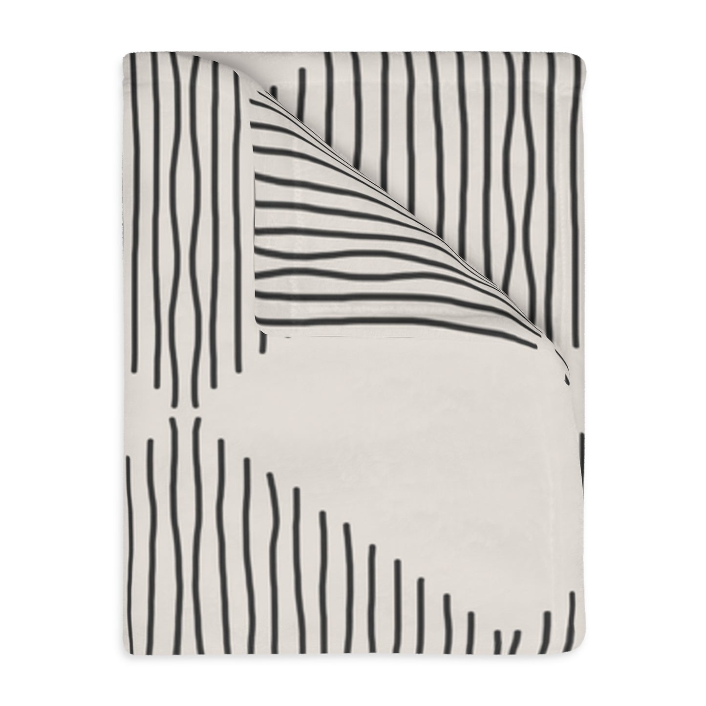 Modern Neutral Geometric Blanket | Minimal Boho Home Decor