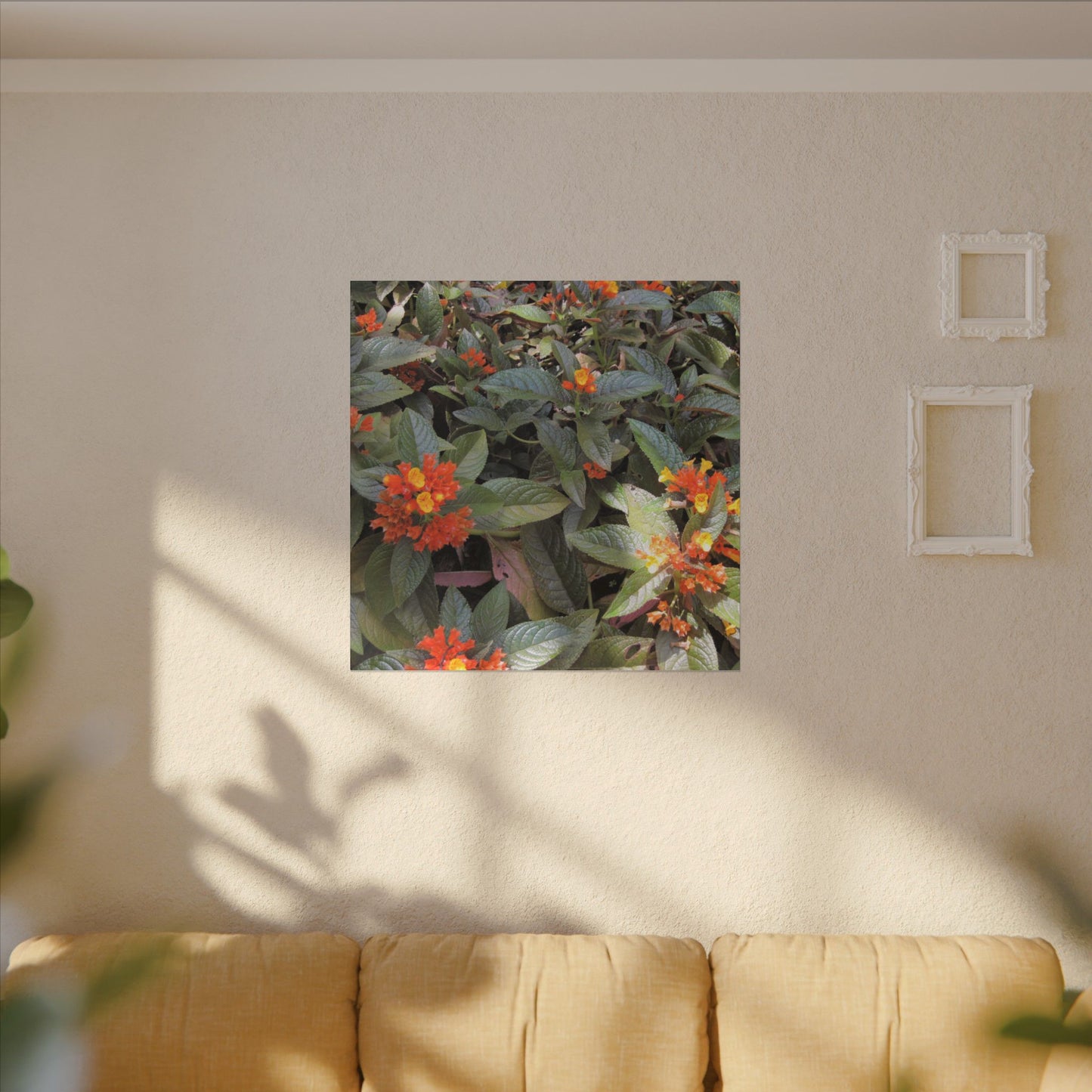 Caribbean flower wall art