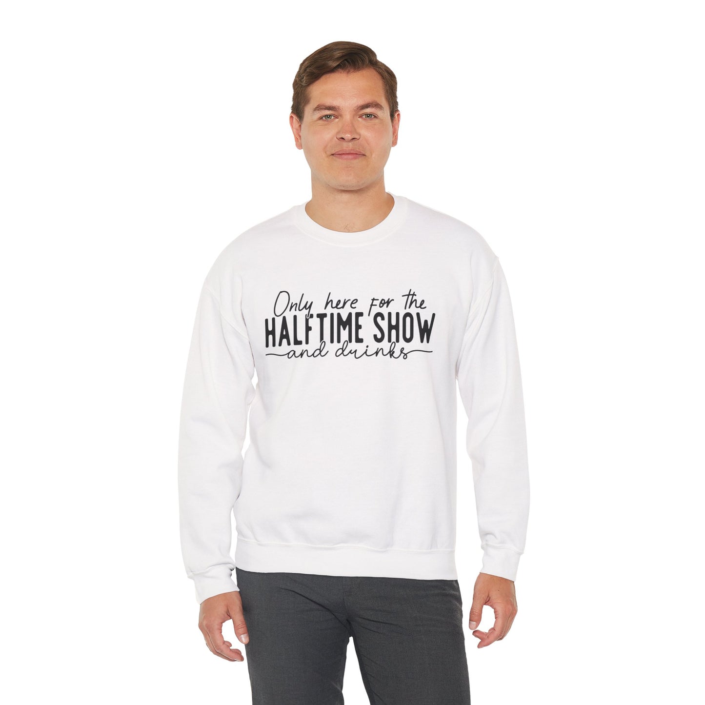 Funny Football Game Day Crewneck Sweatshirt | Sarcastic Football Apparel