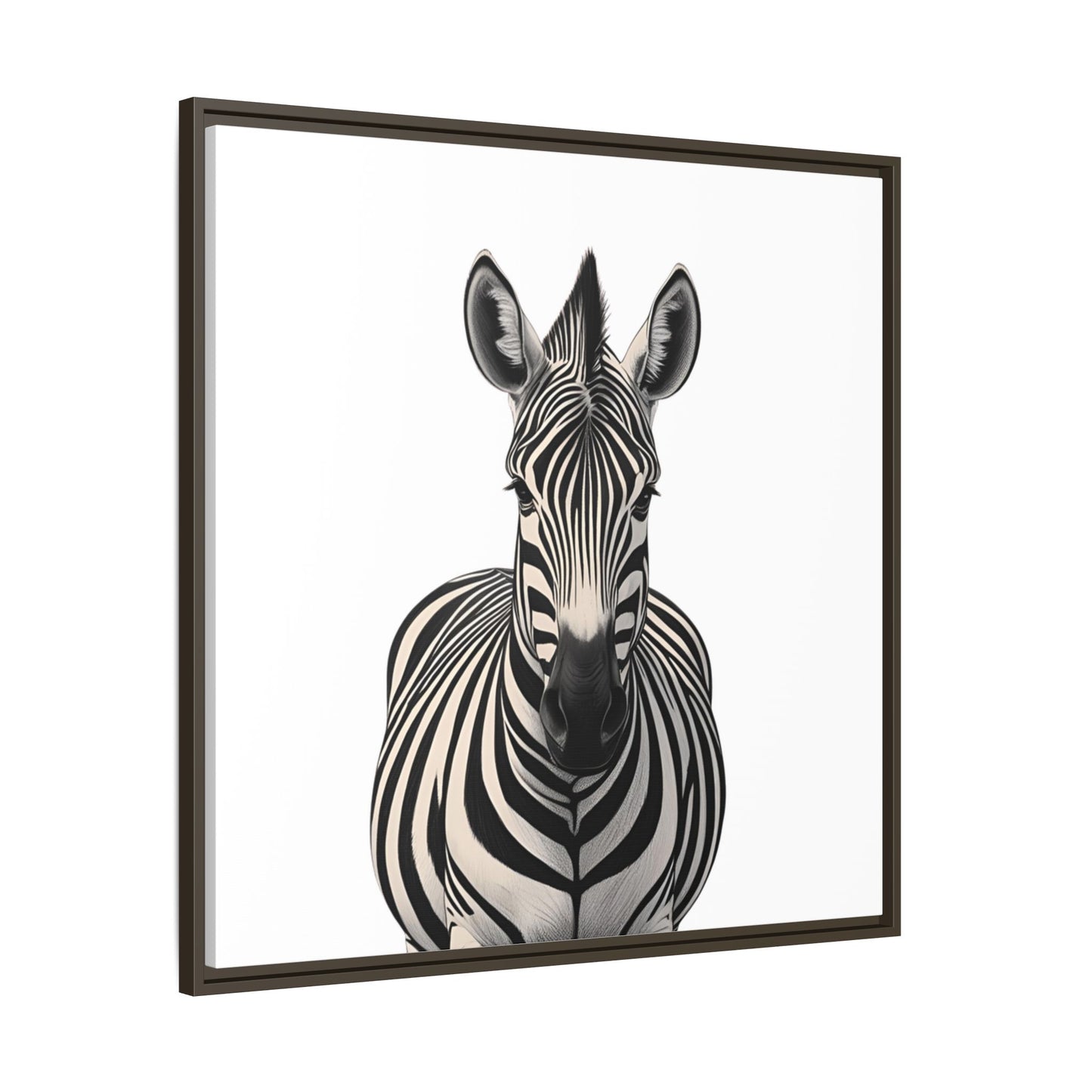 Striking Zebra Wall Art Black & White Wildlife Photography Print, Safari Animal Home Decor, Zebra Lover Nursery Room Gift