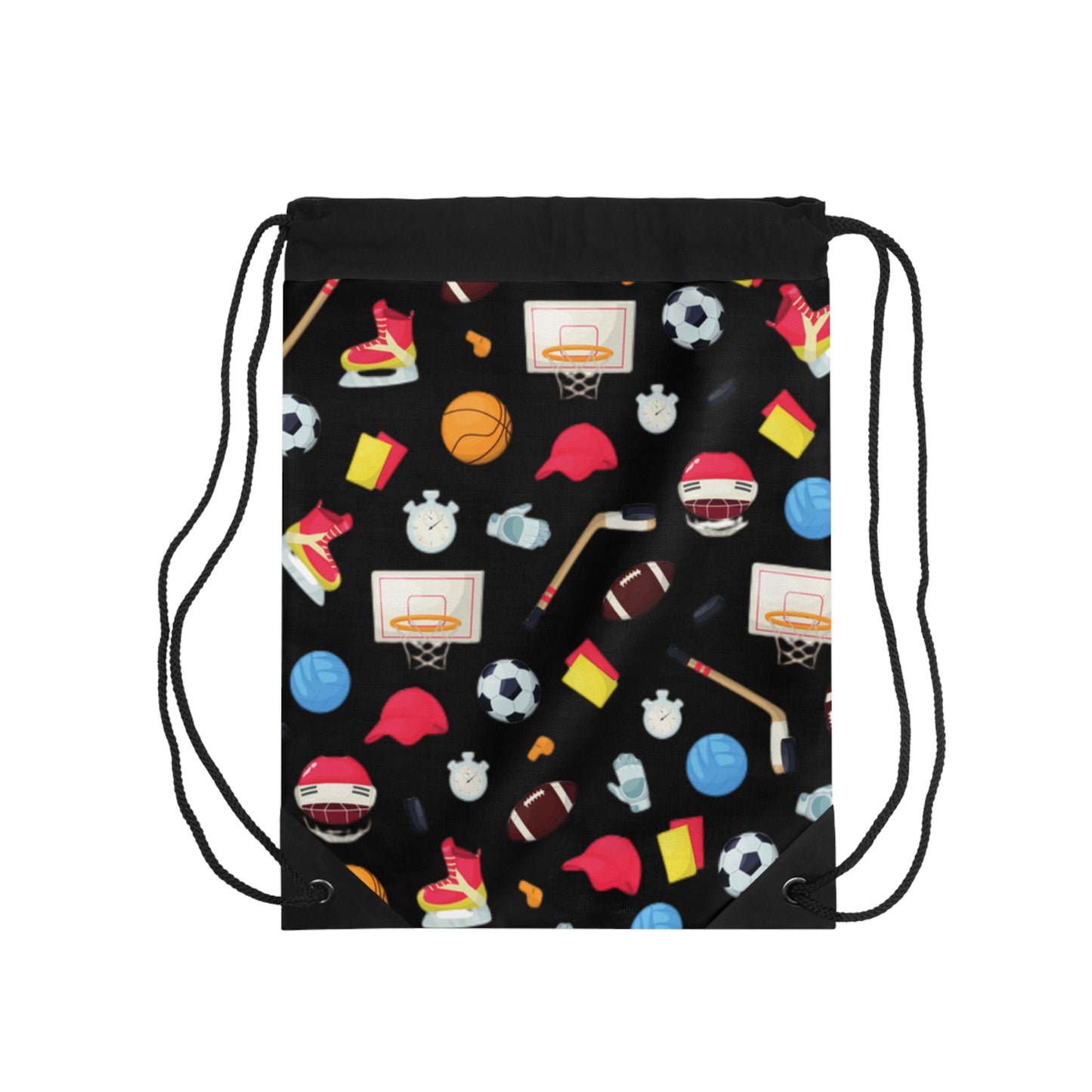 Kids Sports Drawstring Bag | Colorful Cartoon Gym Sack