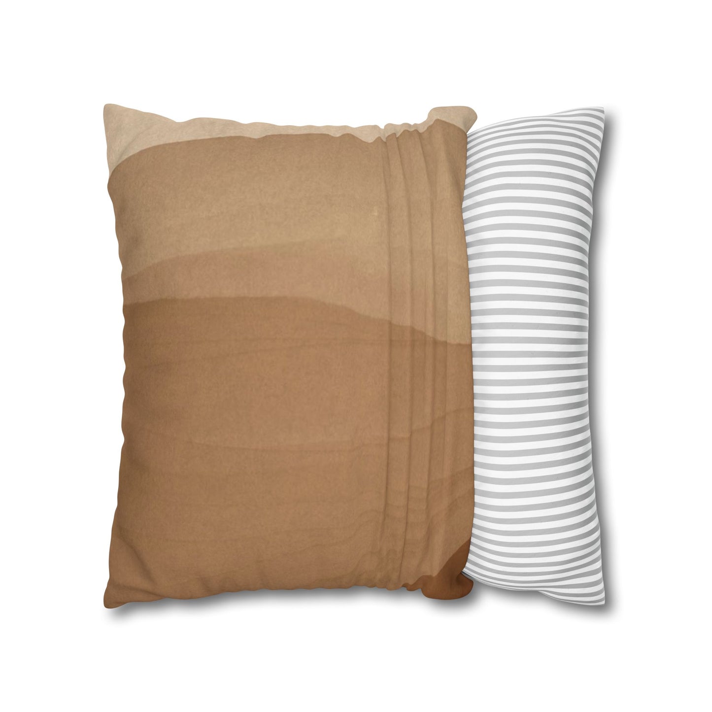 Faux Suede Square Pillowcase