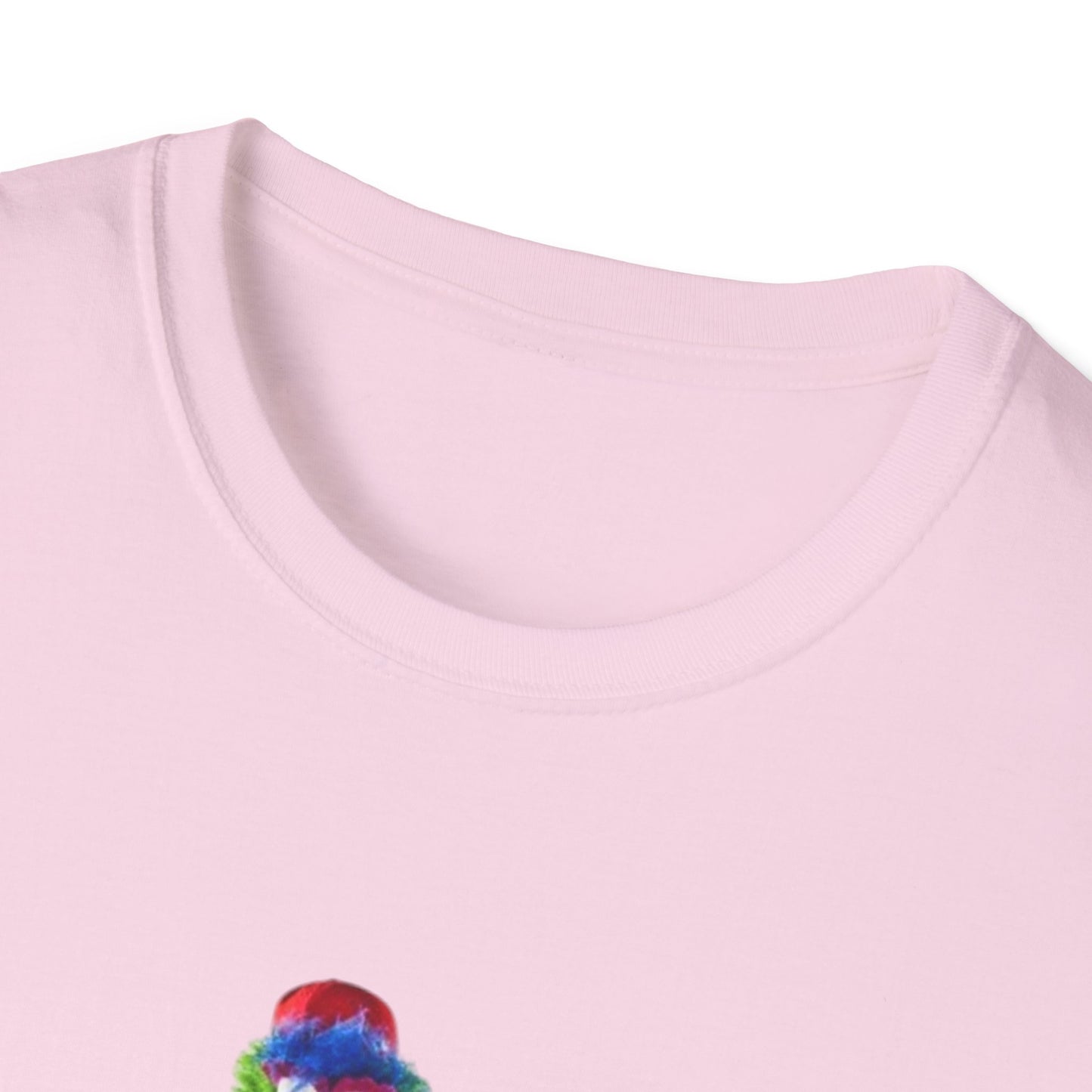 Cartoon Baseball Mascot T-Shirt | Funny Green Character Tee for Sports Lovers