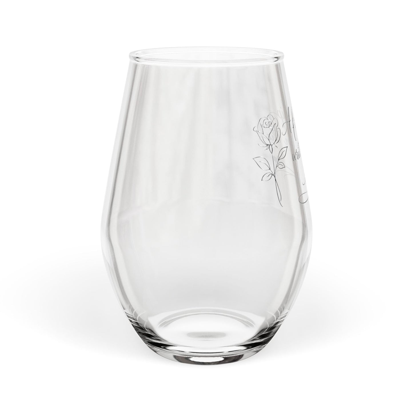 Friendship From the Heart Wine Glass – Best Friend Gift