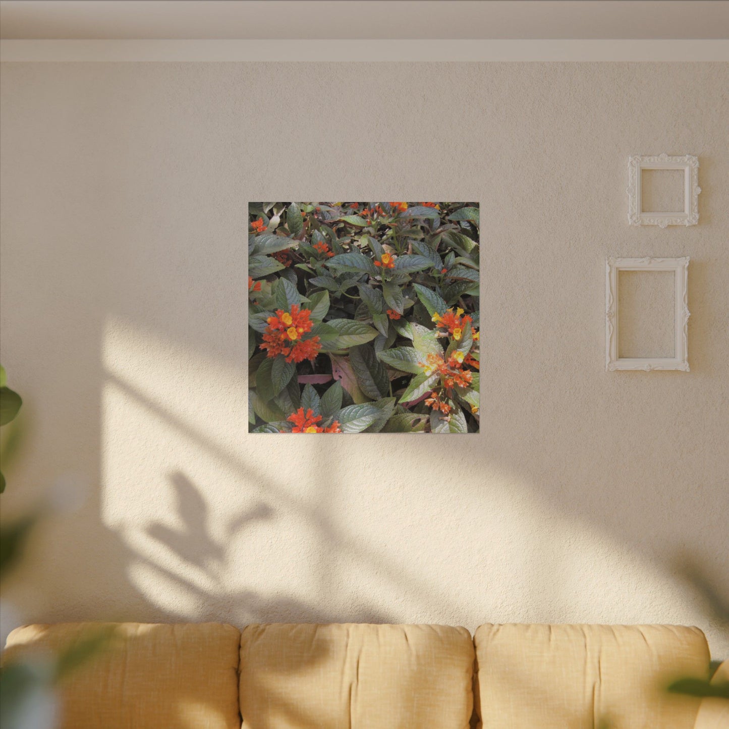 Caribbean flower wall art
