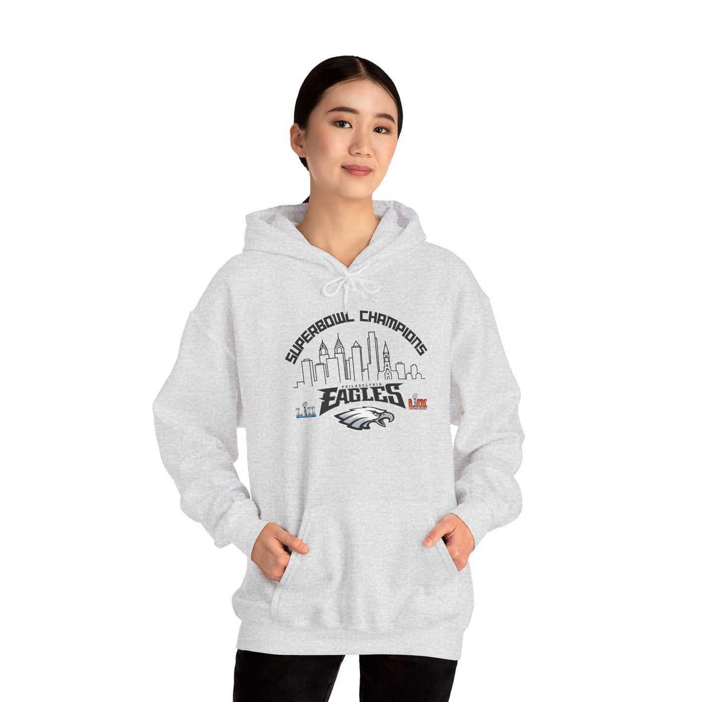 Philadelphia Football Super Bowl Champions Hoodie, Philly Skyline Football Sweatshirt, Philadelphia Fan Gear