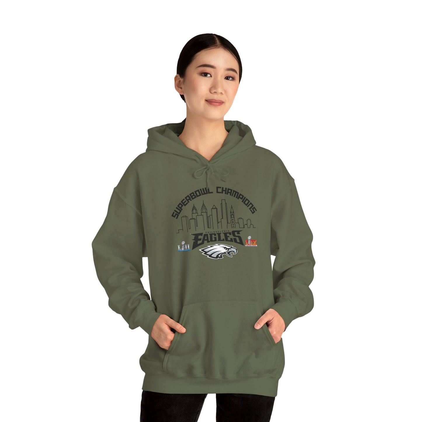 Philadelphia Football Super Bowl Champions Hoodie, Philly Skyline Football Sweatshirt, Philadelphia Fan Gear