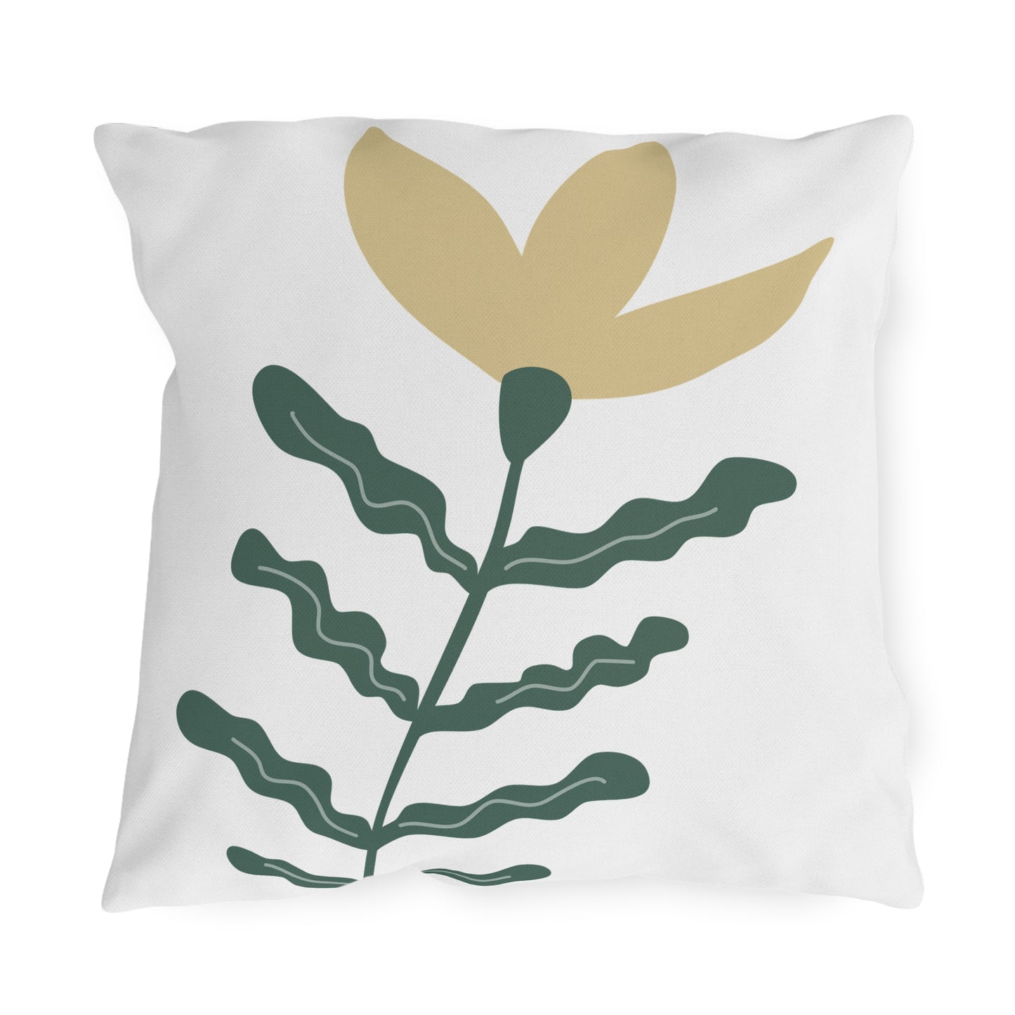 Floral Outdoor Throw Pillow | Garden Patio Decorative Cushion