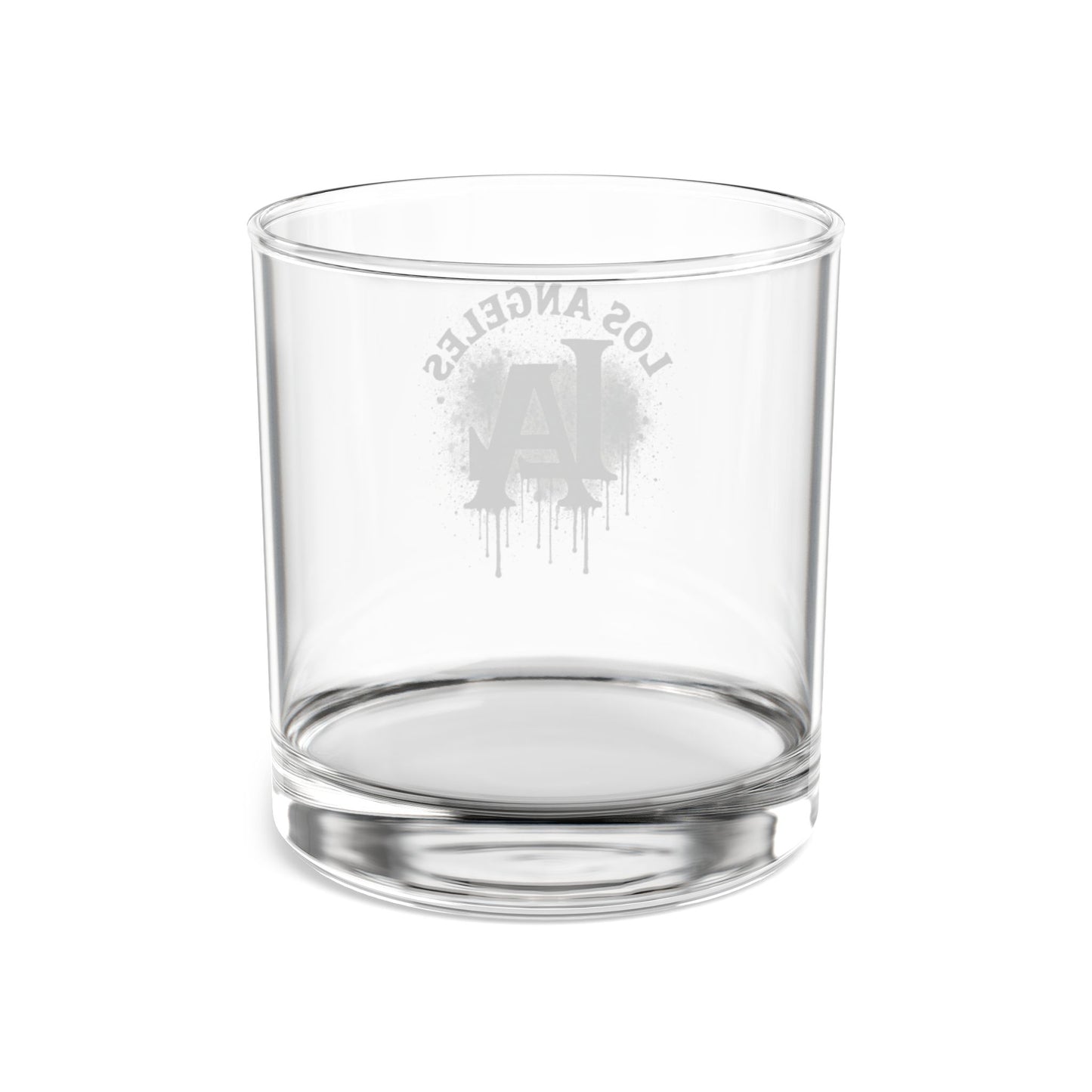 LA Rocks Glass | Los Angeles Whiskey Glass | Fan Barware Gift