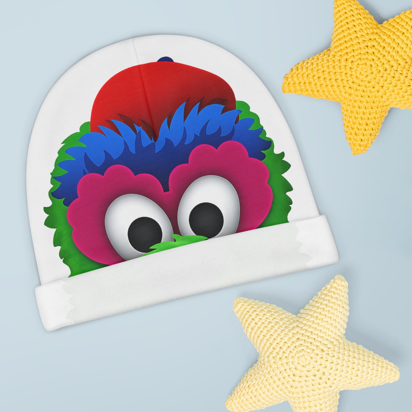 Colorful Furry Monster Baby Beanie | Kids Printed Toddler Hat