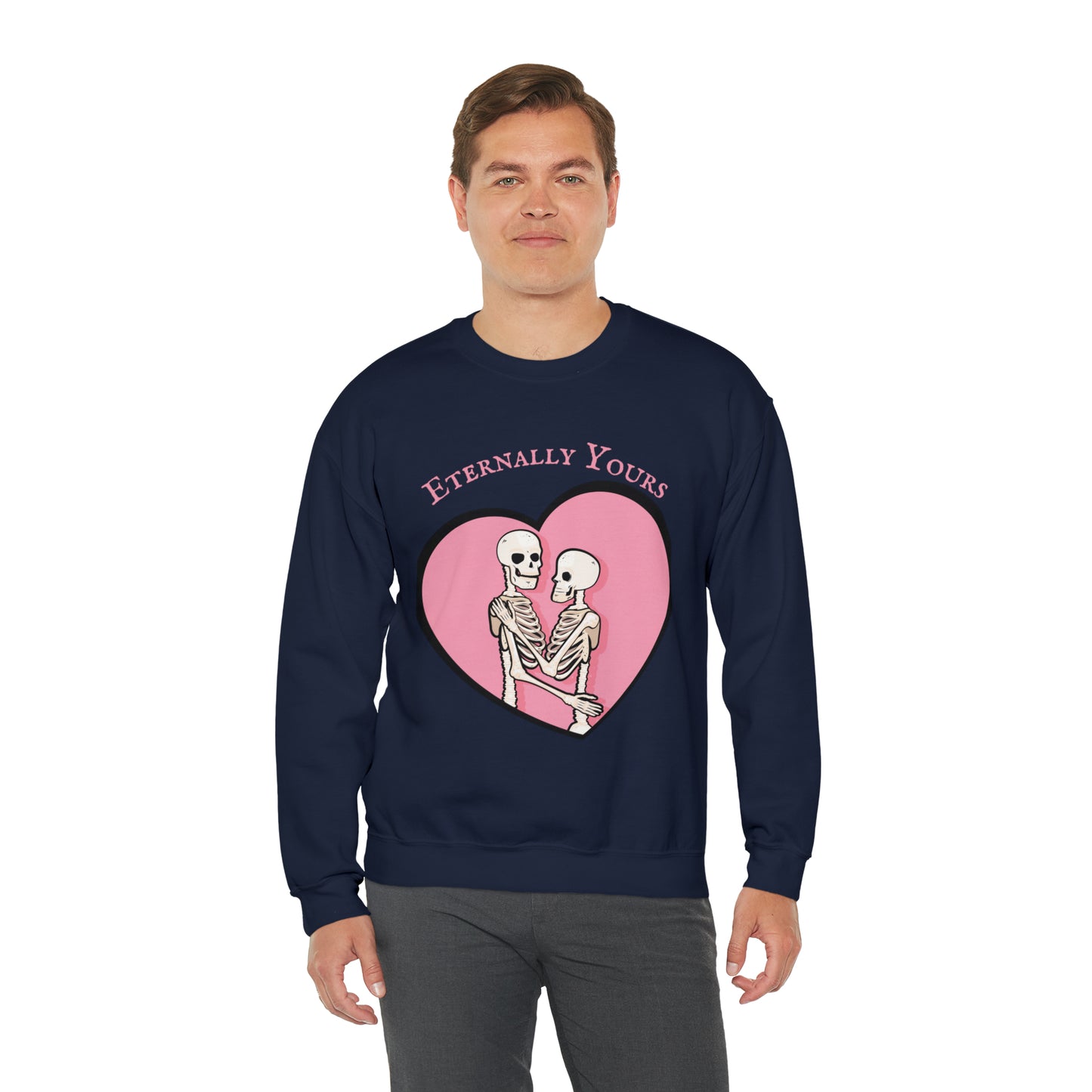 Skeleton Love Wedding Anniversary Halloween Sweatshirt