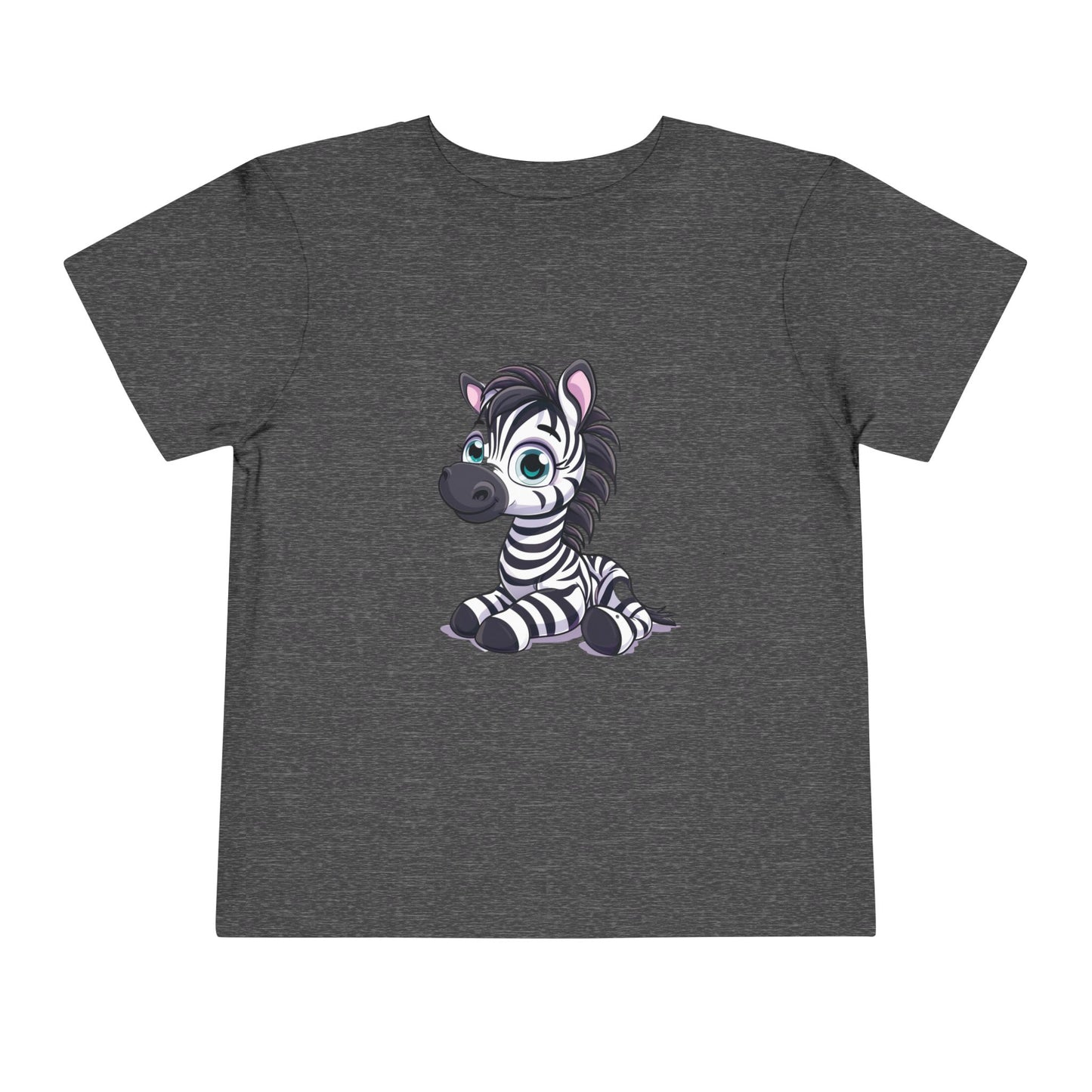 Zebra Toddler & Kids T-Shirt – Cute Safari Animal Graphic Tee for Kids, Jungle Zoo Shirt