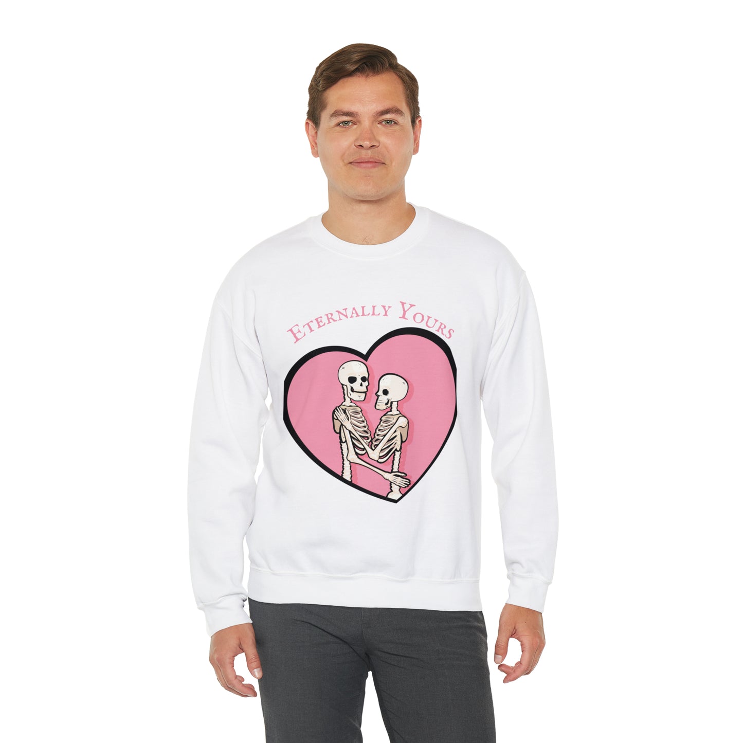 Skeleton Love Wedding Anniversary Halloween Sweatshirt