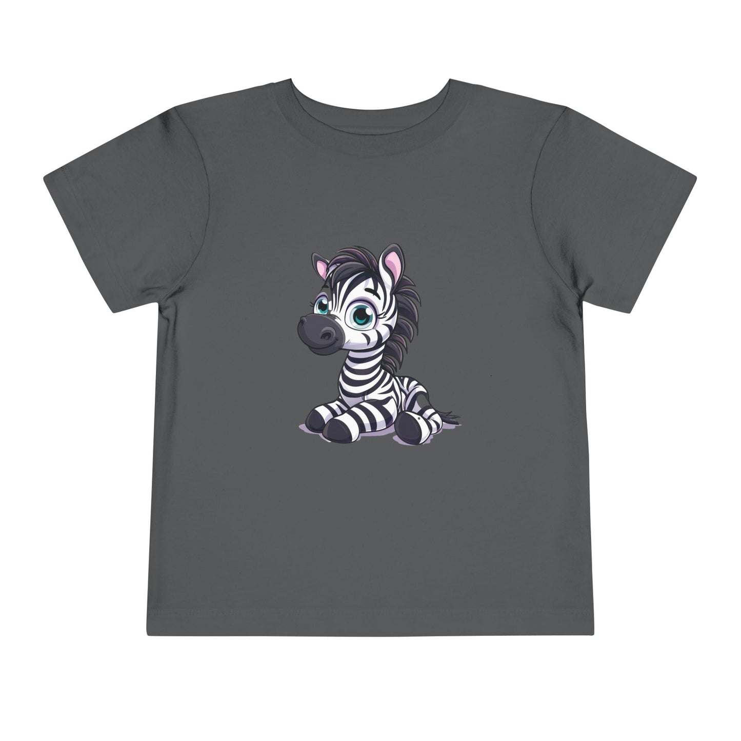 Zebra Toddler & Kids T-Shirt – Cute Safari Animal Graphic Tee for Kids, Jungle Zoo Shirt